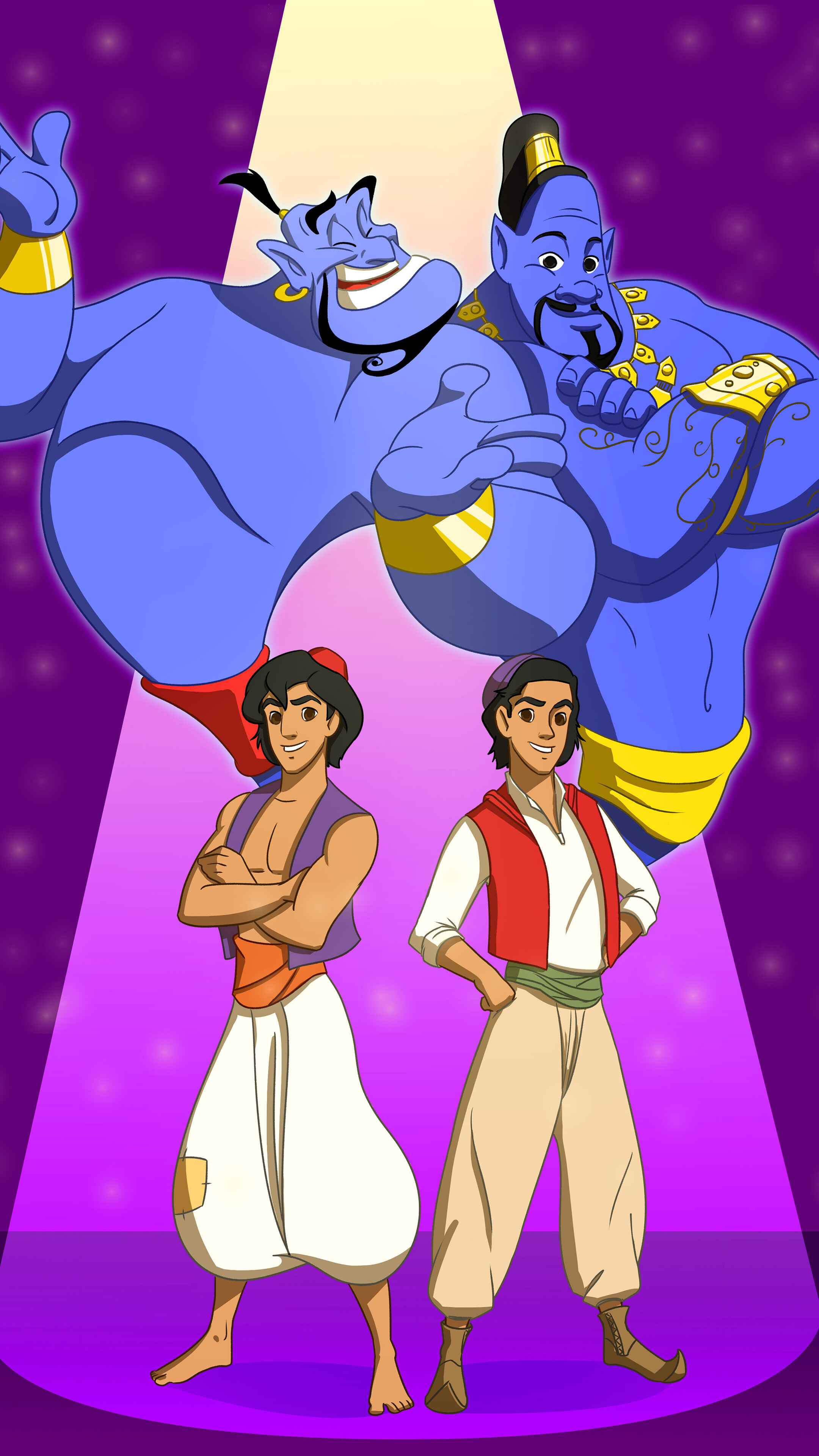 Aladdin 2019 artwork, Sony Xperia wallpapers, HD 4K wallpapers, High-quality images, 2160x3840 4K Phone