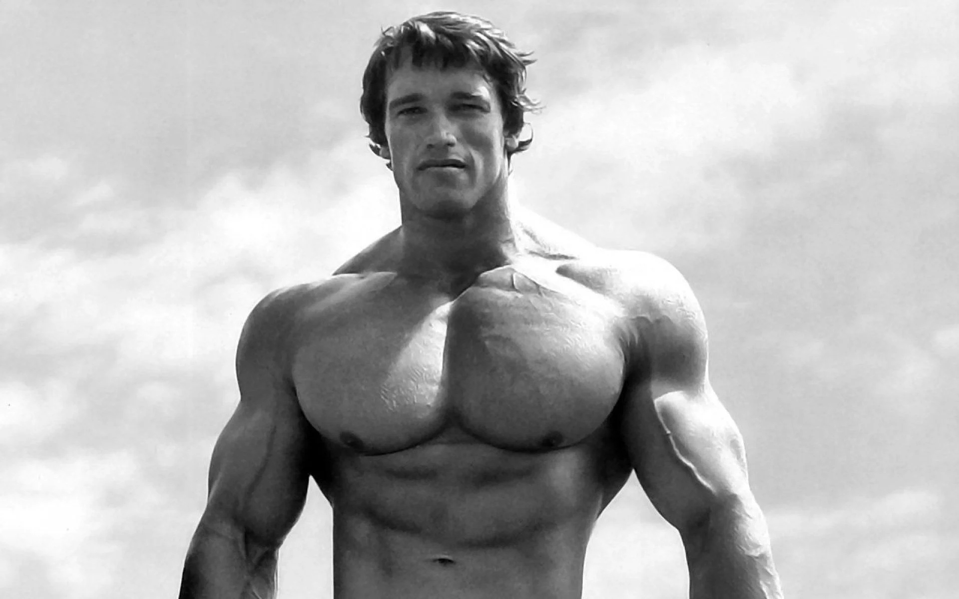 Arnold Schwarzenegger, Bodybuilding legend, Motivational wallpapers, Fitness inspiration, 1920x1200 HD Desktop