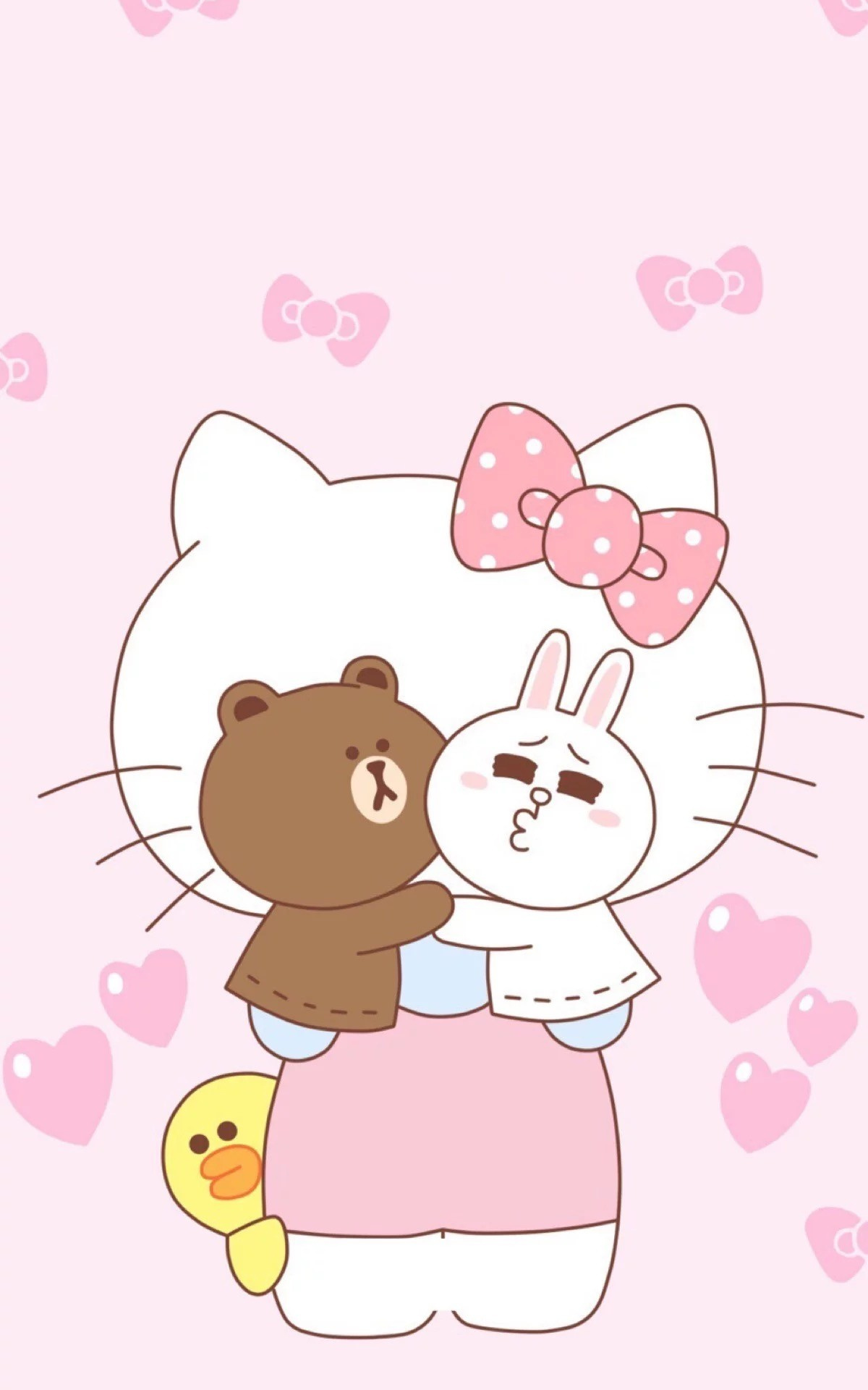 Hello Kitty, Phone wallpaper, Line friend, Cute design, 1200x1920 HD Phone