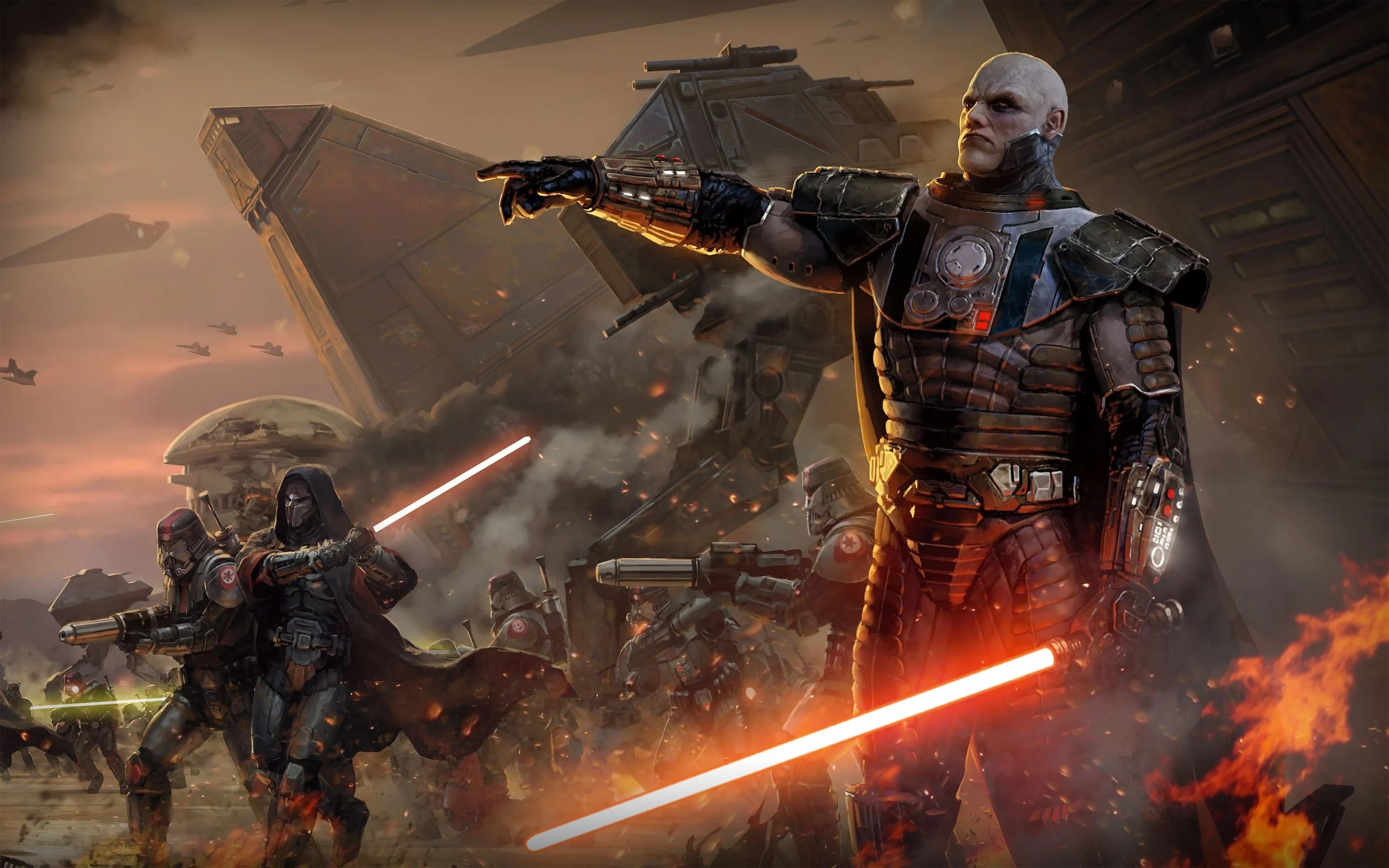 Star Wars universe, Old Republic era, Sith Empire, Jedi Order, 2560x1600 HD Desktop