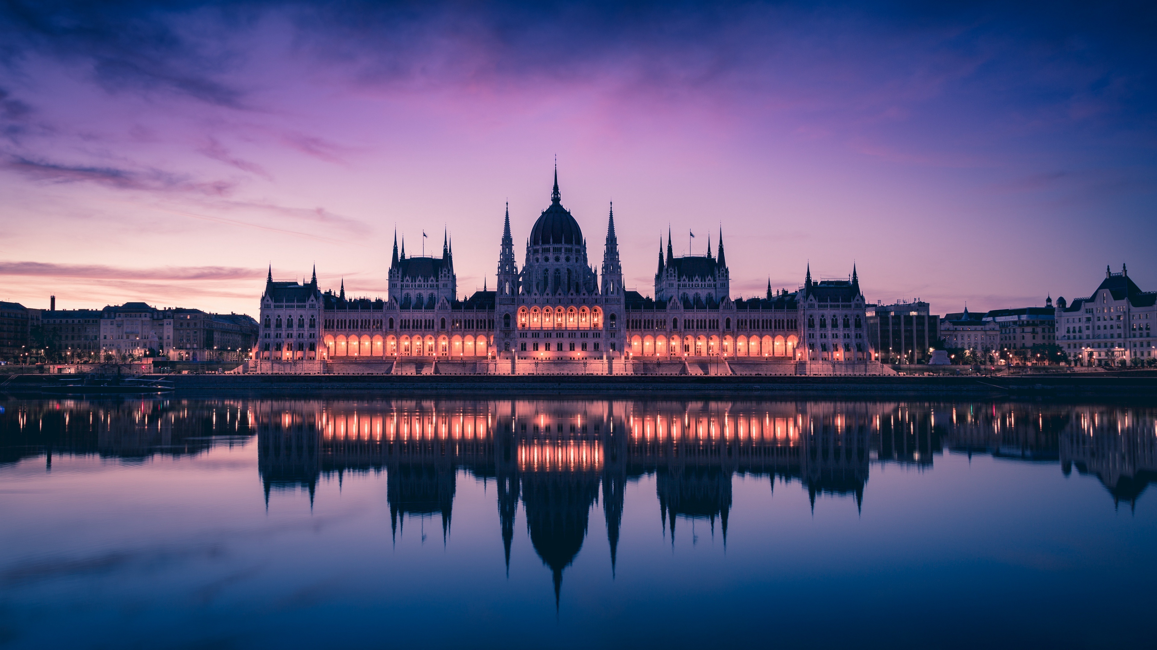 Hungarian Parliament Building, 4K wallpaper, Architectural marvel, Historical landmark, 3840x2160 4K Desktop