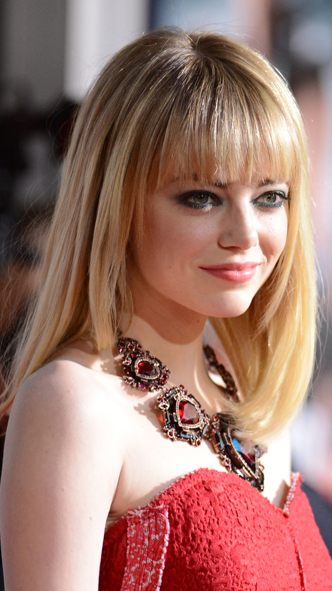 Gangster Squad LA Premiere 2013, Emma Stone Wallpaper, 1080x1920 Full HD Phone