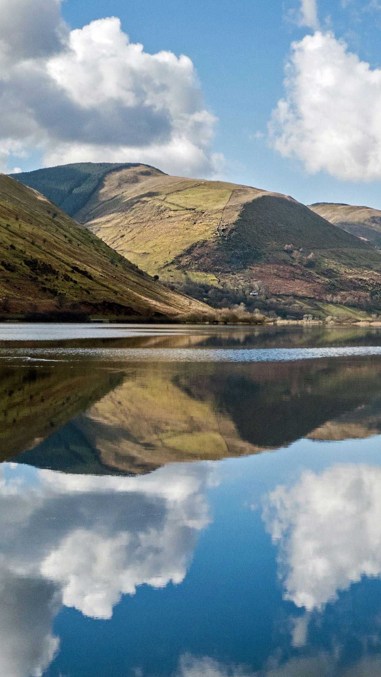 Snowdonia National Park, Beautiful wallpapers, Majestic mountains, Tranquil scenes, 1250x2210 HD Phone