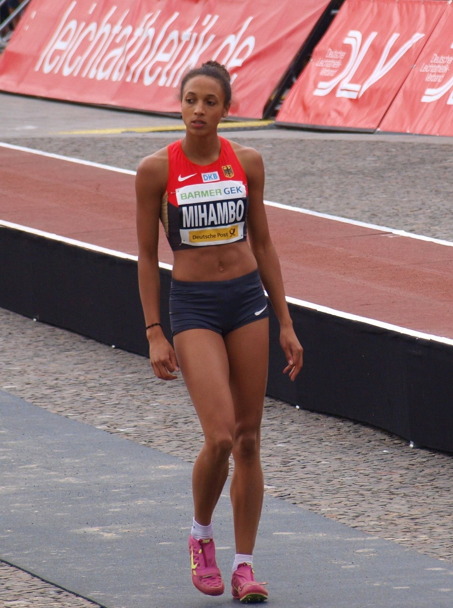 Malaika Mihambo, European Athletics, Team championships, Press conference, 1510x2030 HD Phone