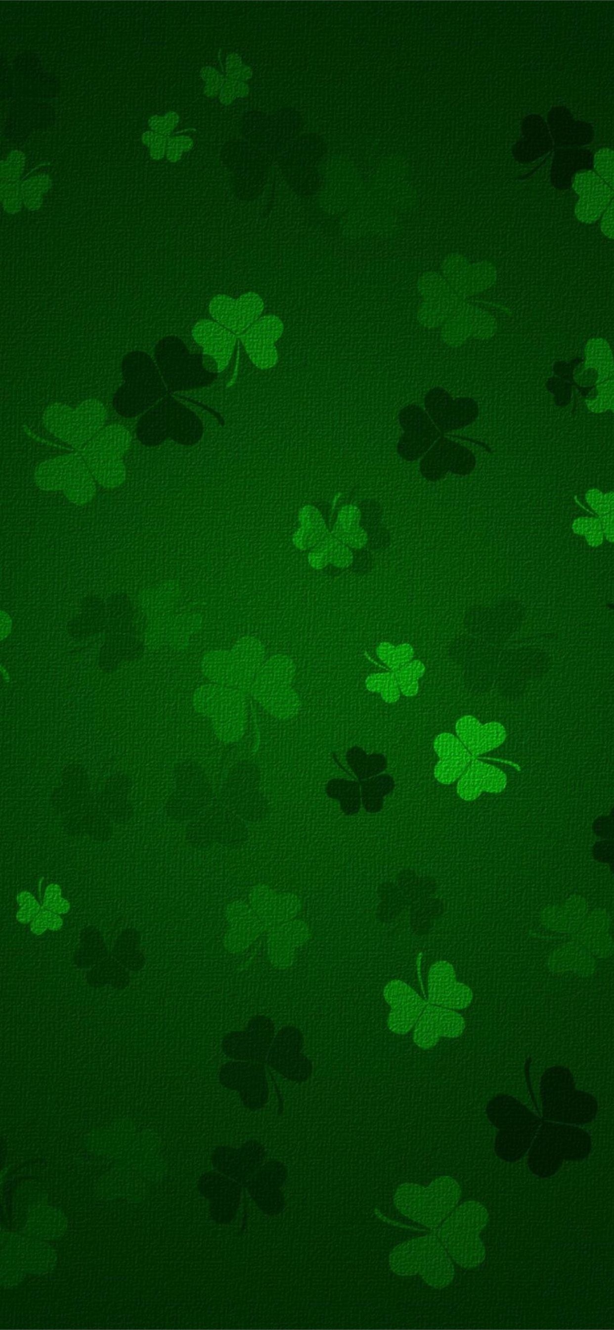 iPhone wallpaper, Shamrock design, Stylish background, Mobile-friendly, 1250x2690 HD Phone