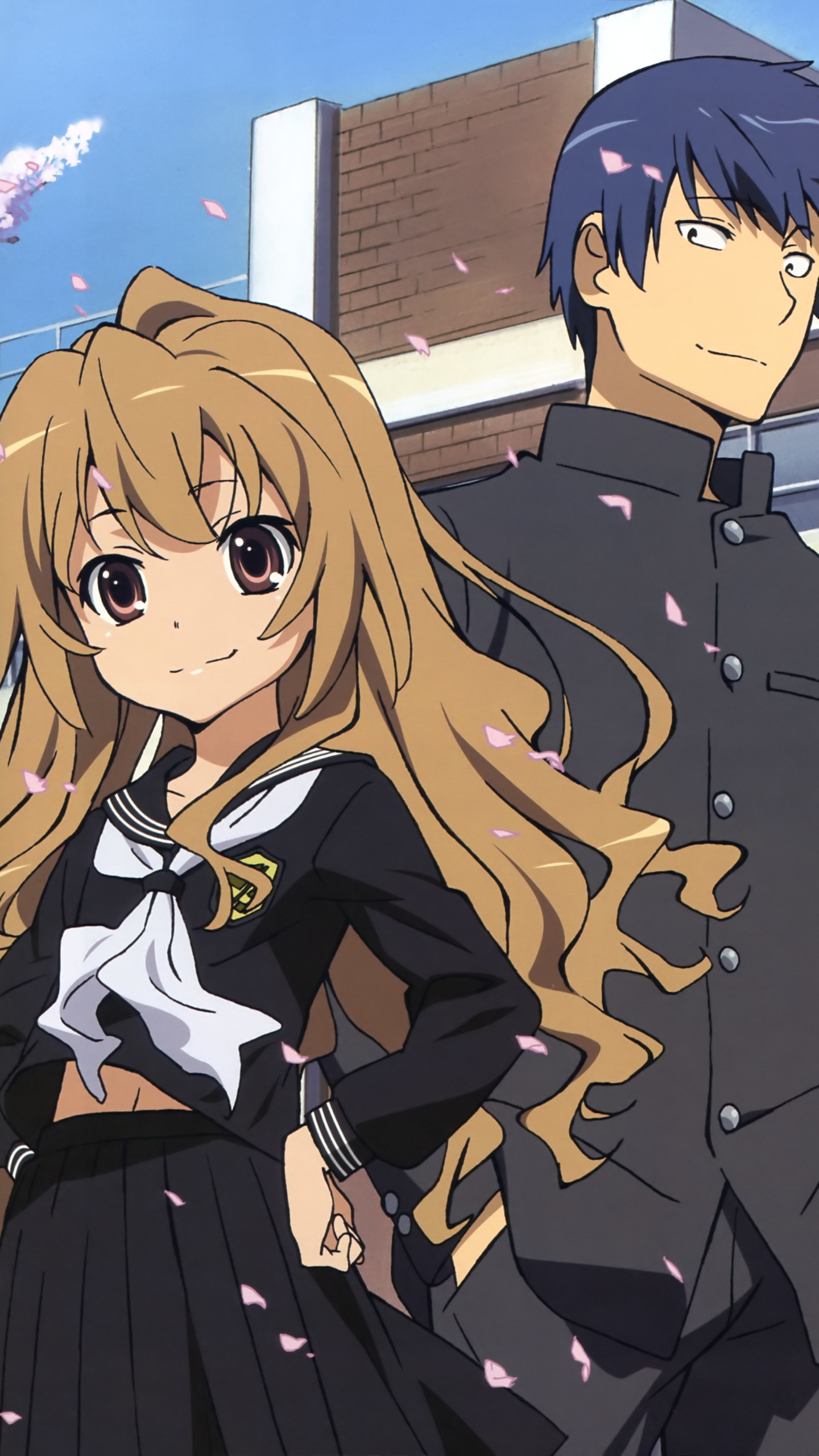 Toradora!, Anime series, High school life, Taiga Aisaka, 1440x2560 HD Phone