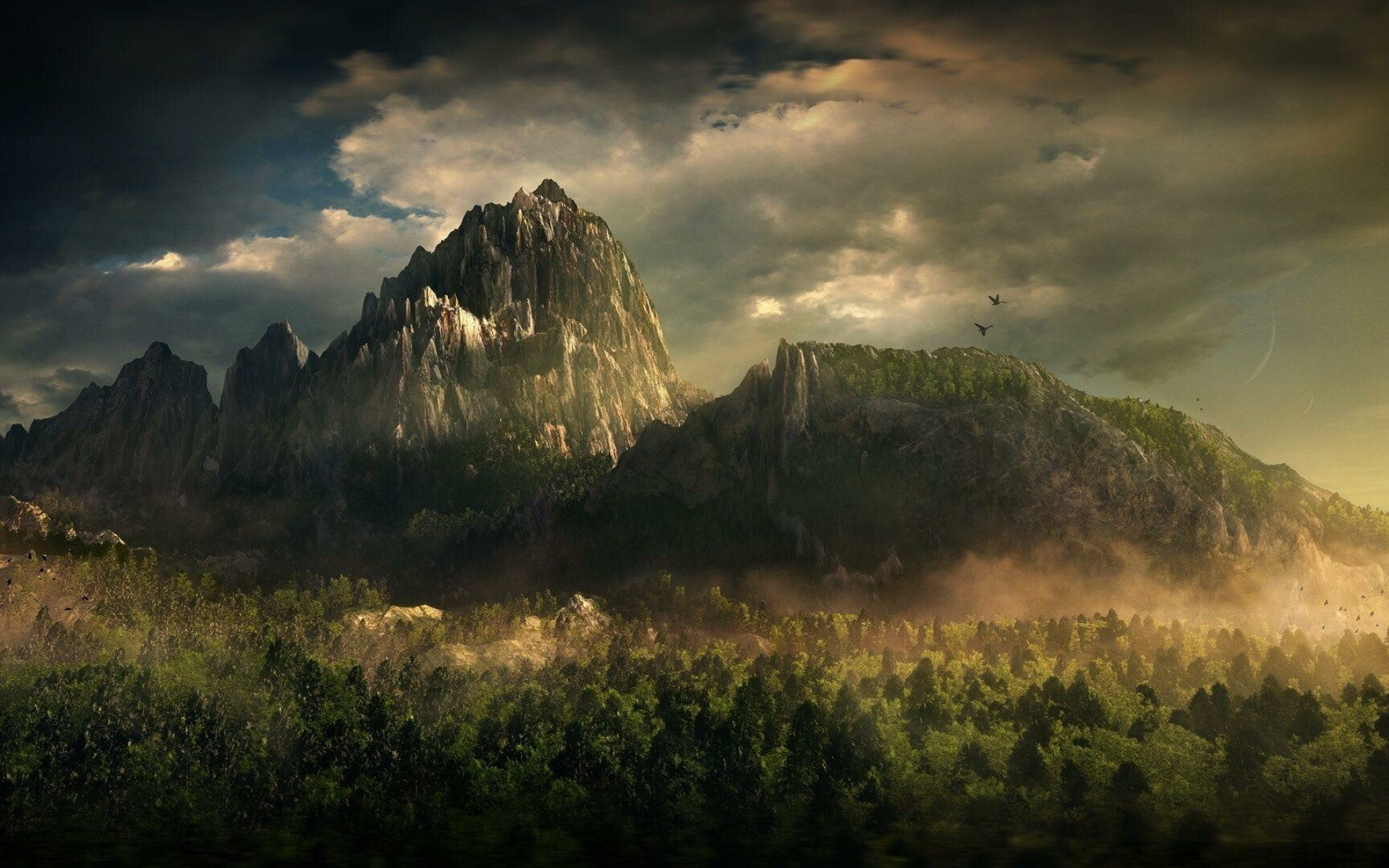 The mountain, The Hobbit Wallpaper, 1920x1200 HD Desktop