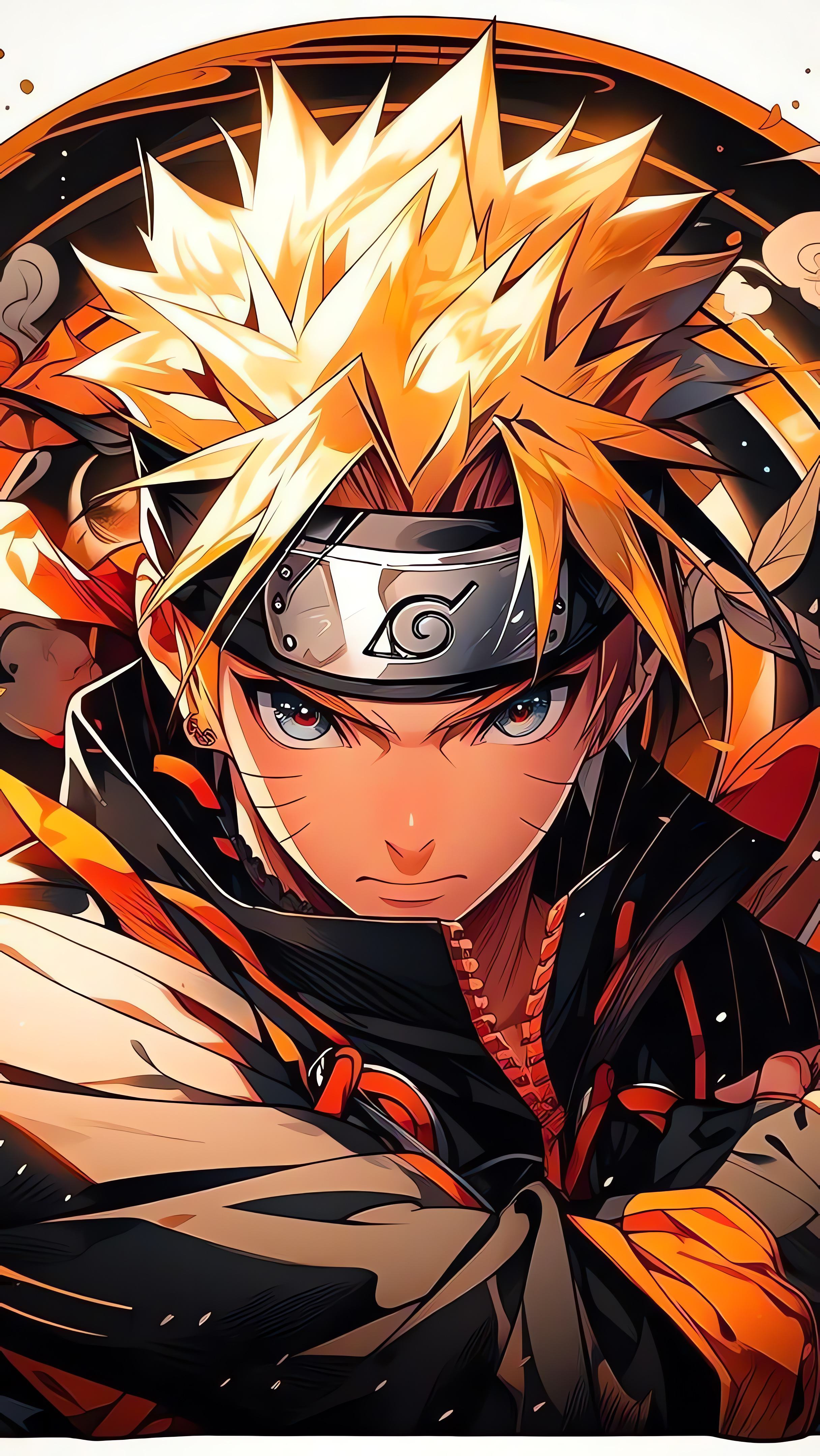 Naruto, Forehead Protector, Anime Wallpaper, Digital Art, Full HD