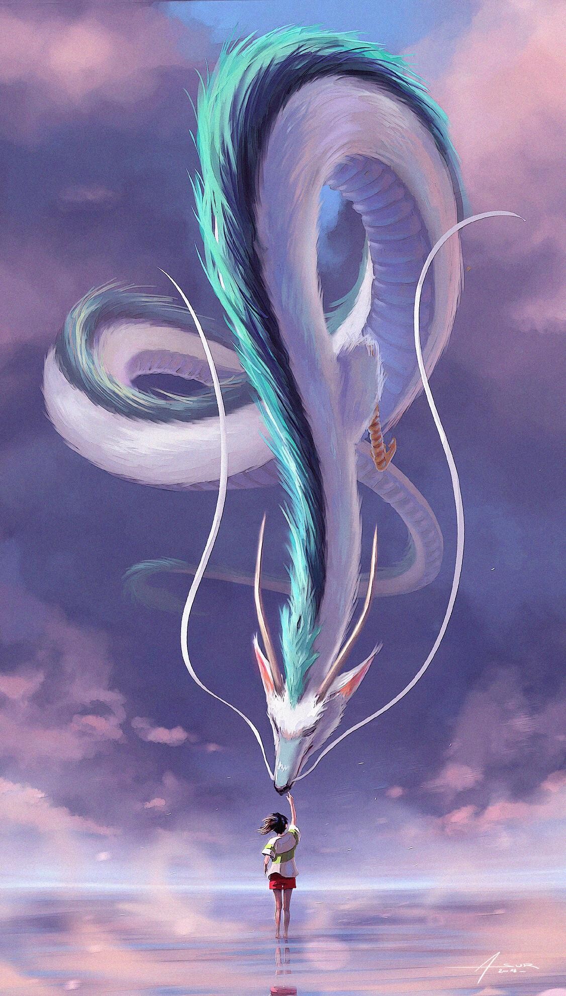 Spirited Away, Studio Ghibli Wallpaper, 1130x1980 HD Phone