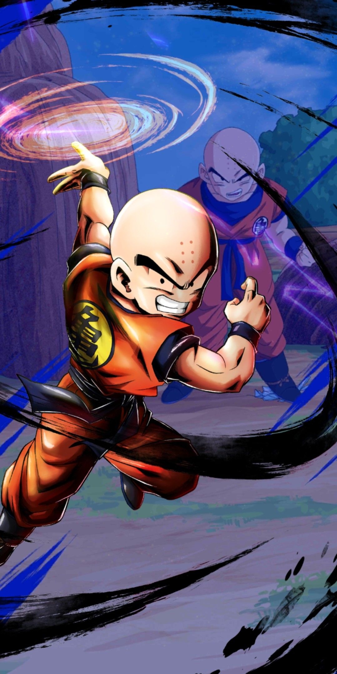 Krillin, Dragonballlegends, Supersaiyansaga, Anime, 1080x2160 HD Phone