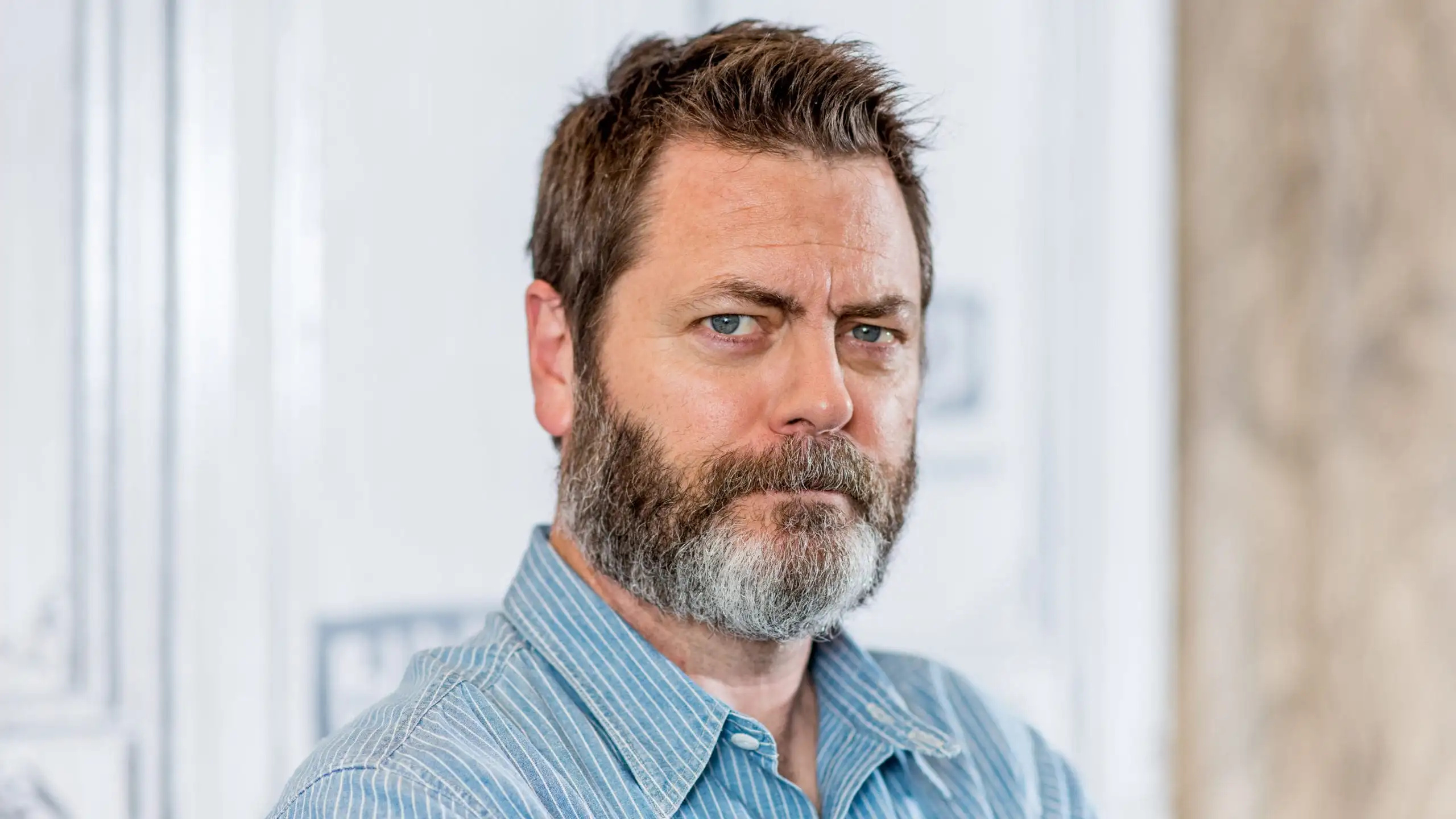 Nick Offerman, Key to success, Making mistakes, Big Think, 2560x1440 HD Desktop