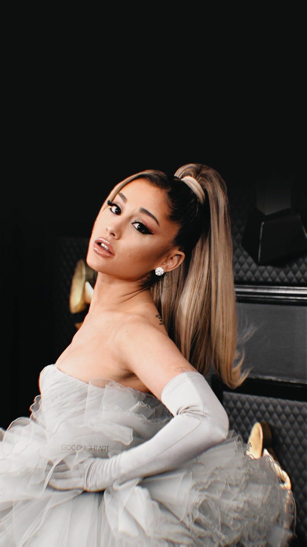 Ariana Grande, HD wallpaper, Mesmerizing visuals, Celebrity style, 1080x1920 Full HD Phone