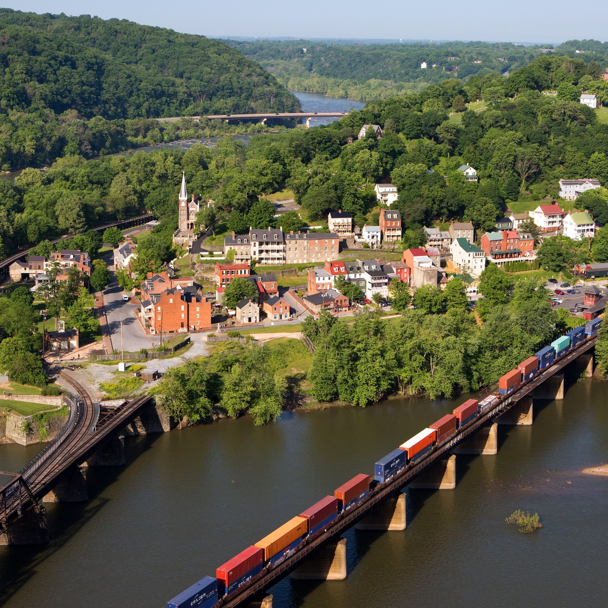 Harpers Ferry, Things to do, West Virginia, Weekend, 2050x2050 HD Phone