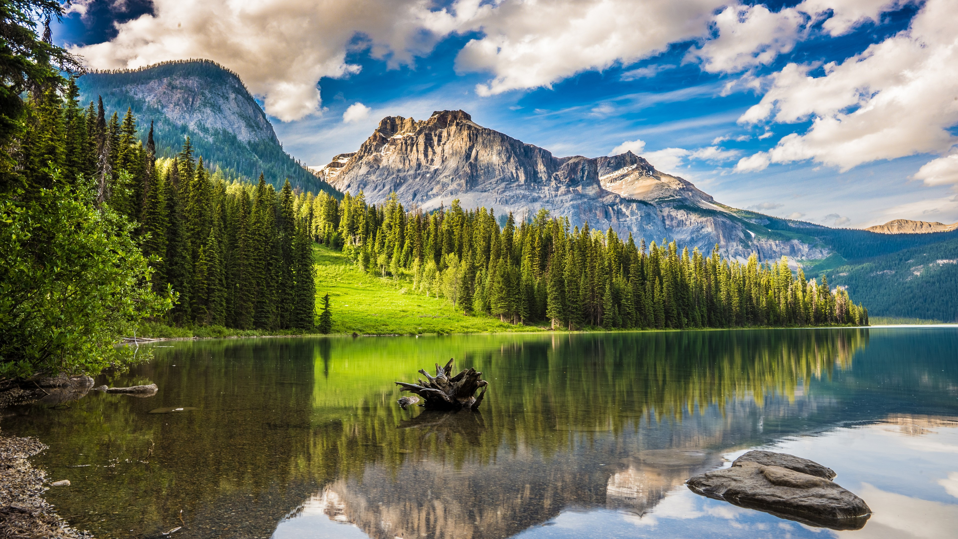 Emerald Lake, Banff National Park Wallpaper, 3840x2160 4K Desktop