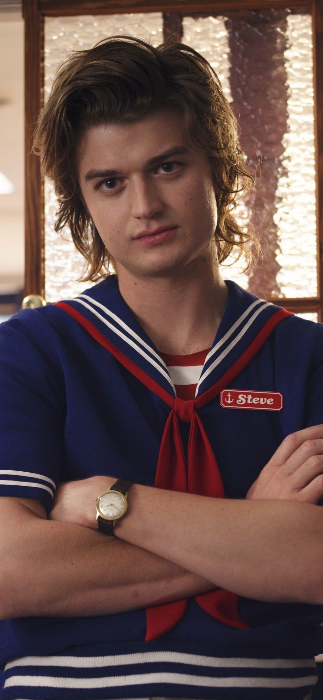 Joe Keery, Charismatic actor, Fan-favorite, Screen presence, 1250x2690 HD Phone