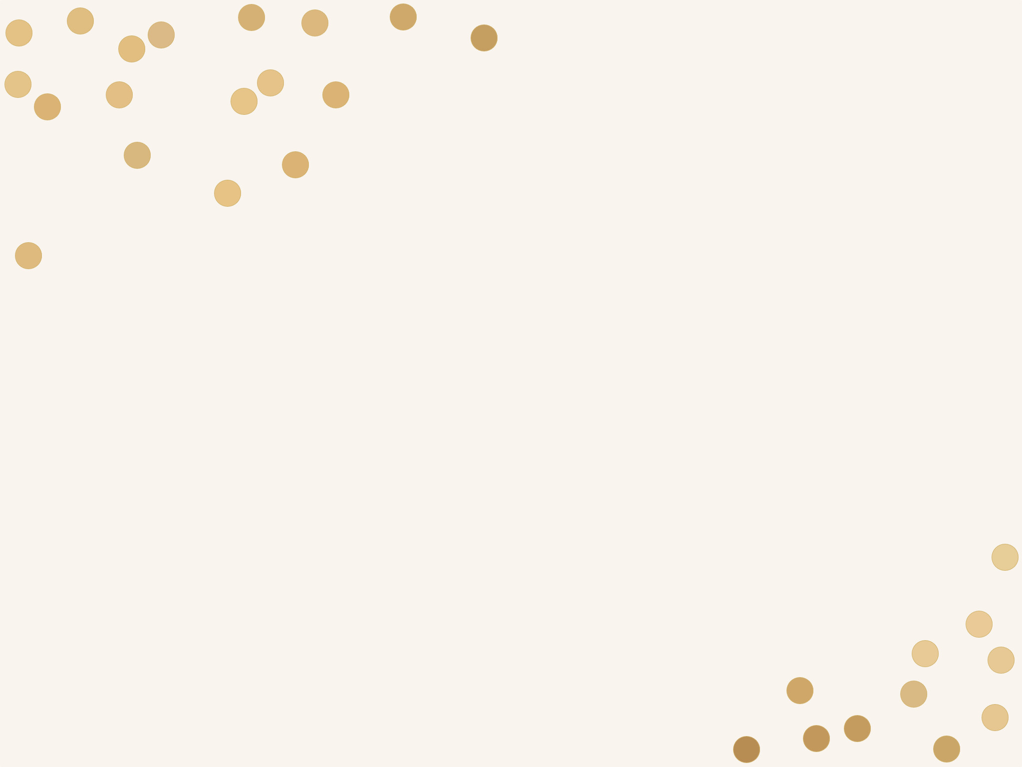 Gold Polka Dot, Dots wallpaper, Golden polka dot pattern, Chic and modern, 2050x1540 HD Desktop