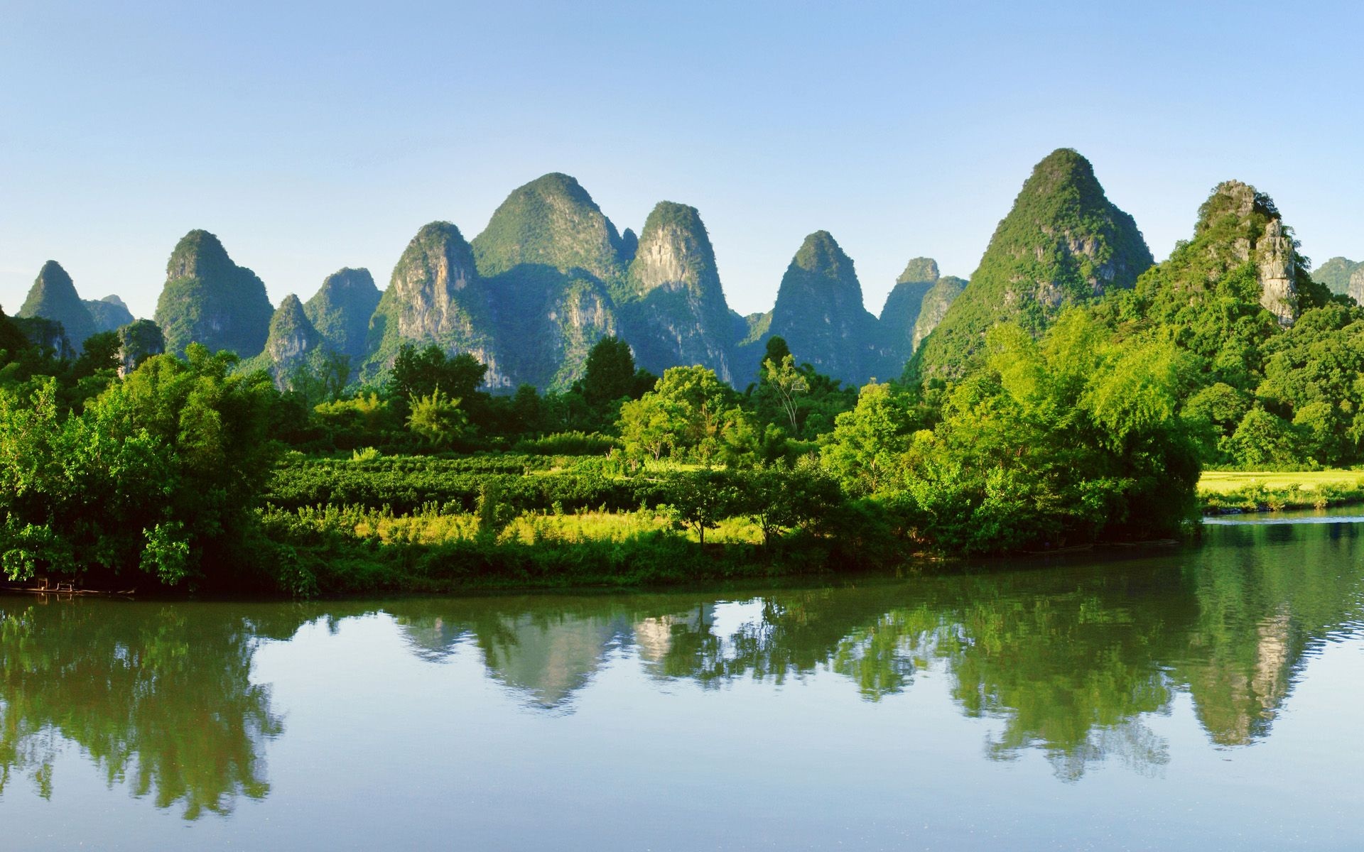 Guilin hills of China, Guilin, Ideas, China, 1920x1200 HD Desktop