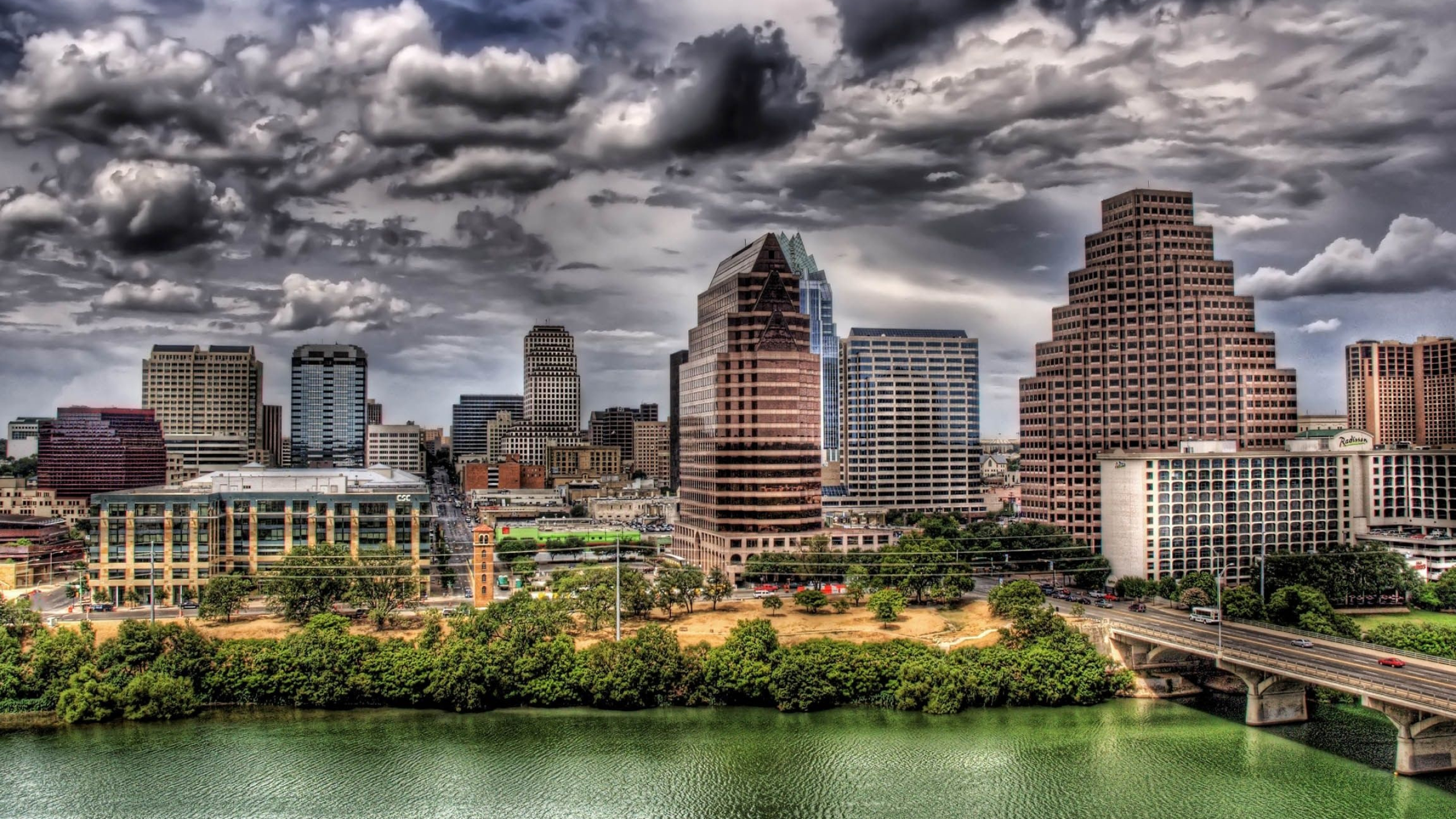 Pennybacker Bridge, Texas Wallpaper, 2560x1440 HD Desktop