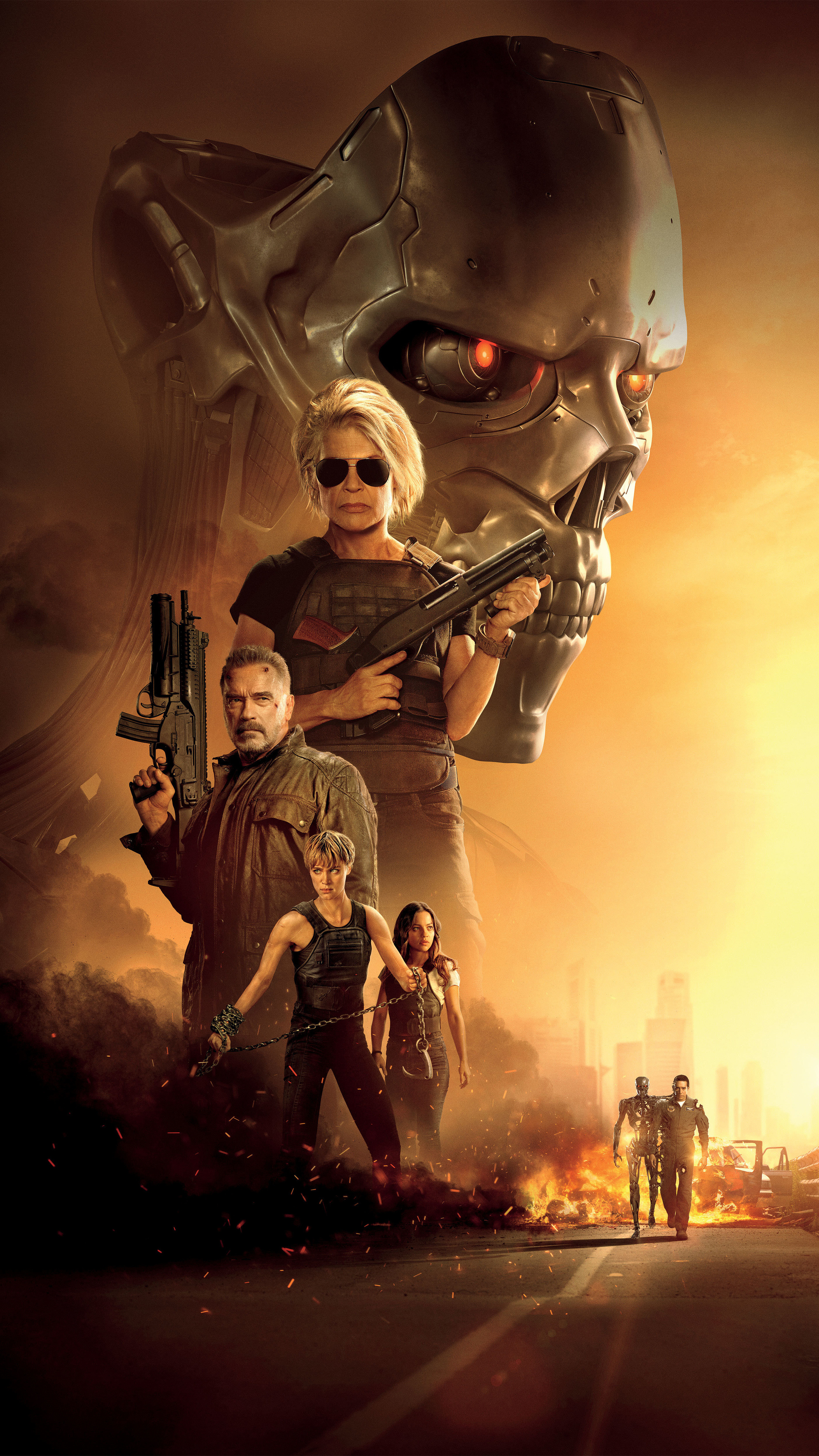 Terminator: Dark Fate, 2019 movie, Sony Xperia, HD wallpapers, 2160x3840 4K Phone