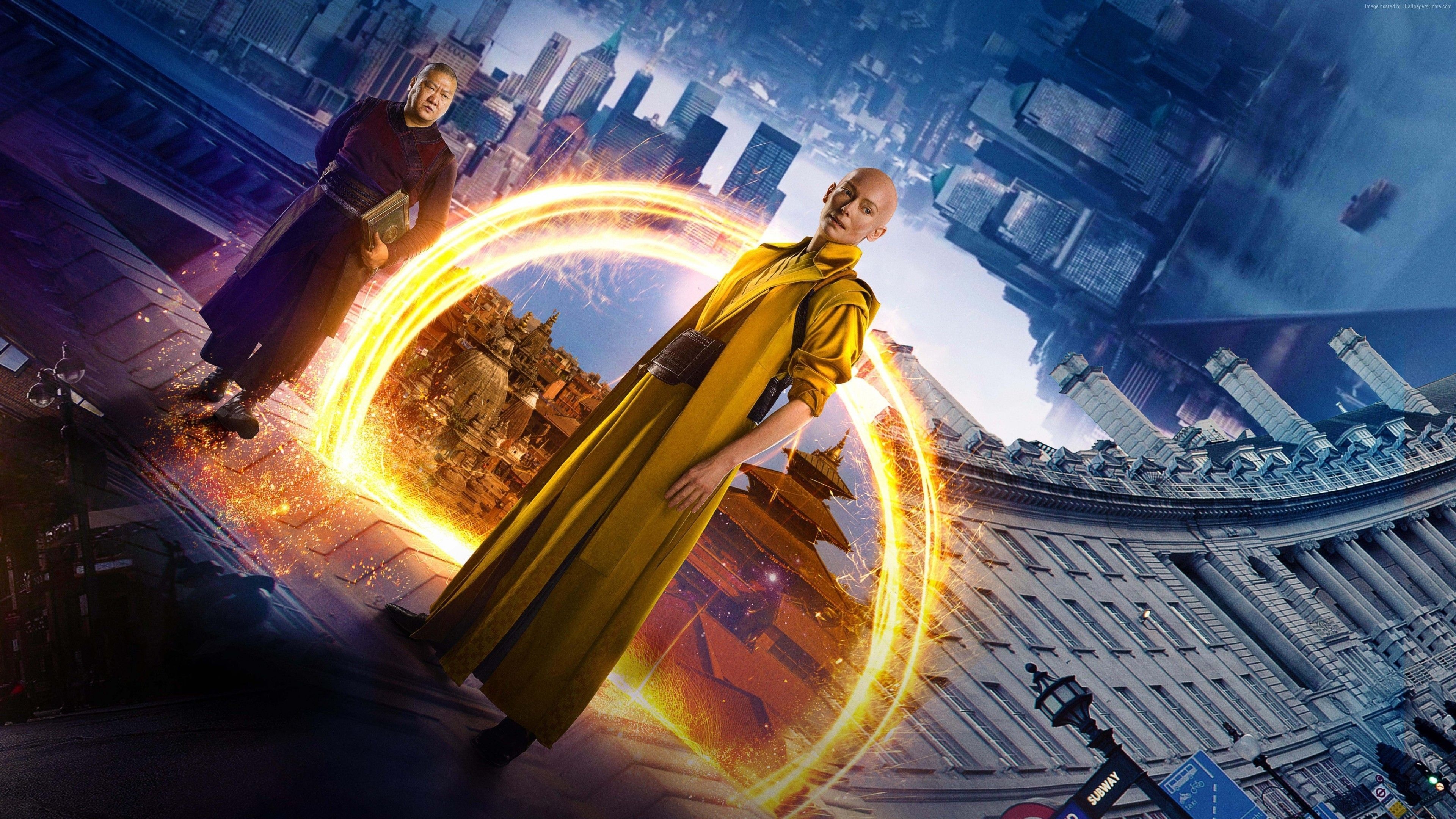 Wong, Doctor Strange, The Ancient One, Backgrounds, 3840x2160 4K Desktop