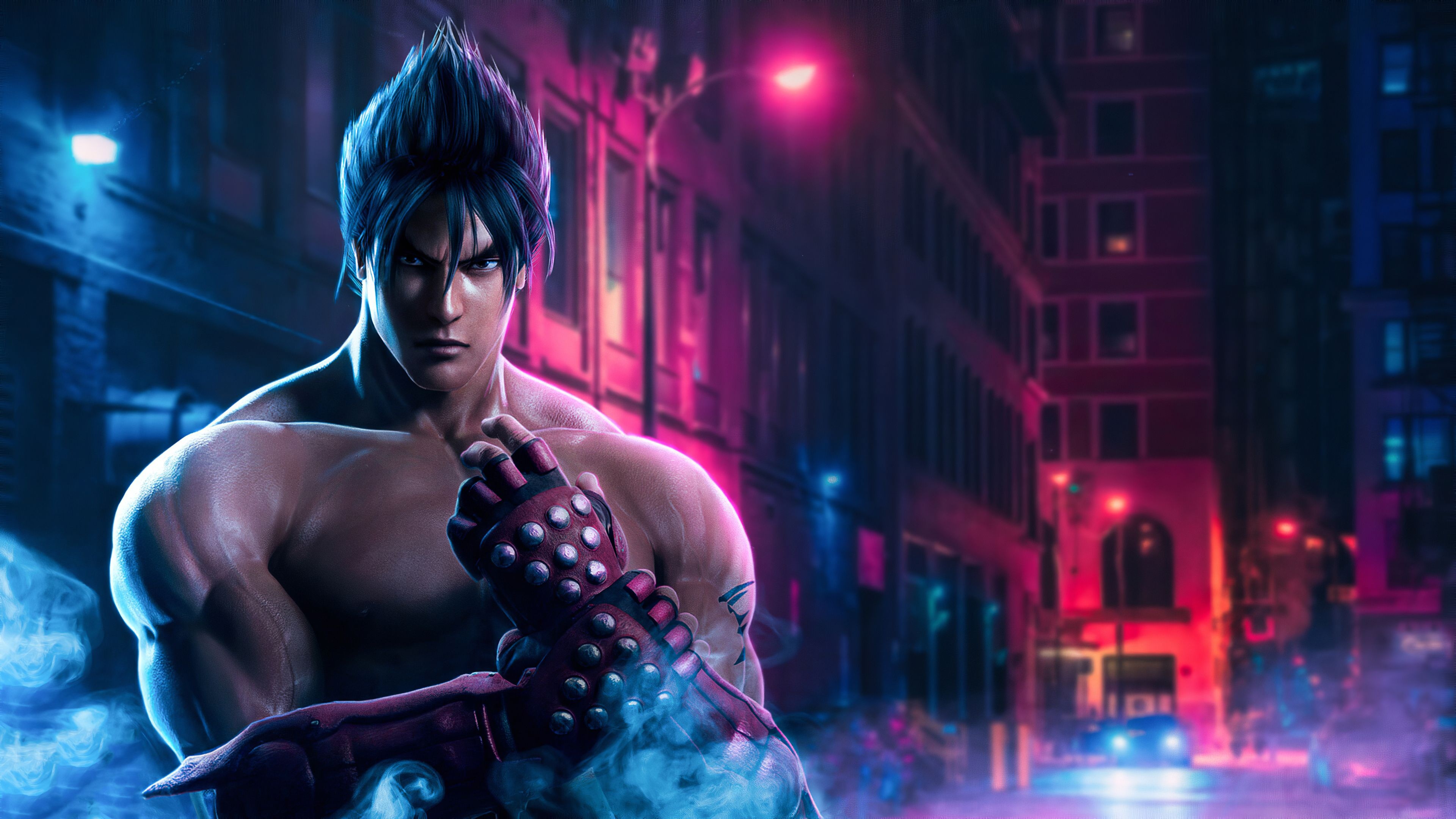 Tekken 7 wallpaper, Jin Kazama art, 4K gaming background, Jin Kazama Tekken 7, 3840x2160 4K Desktop