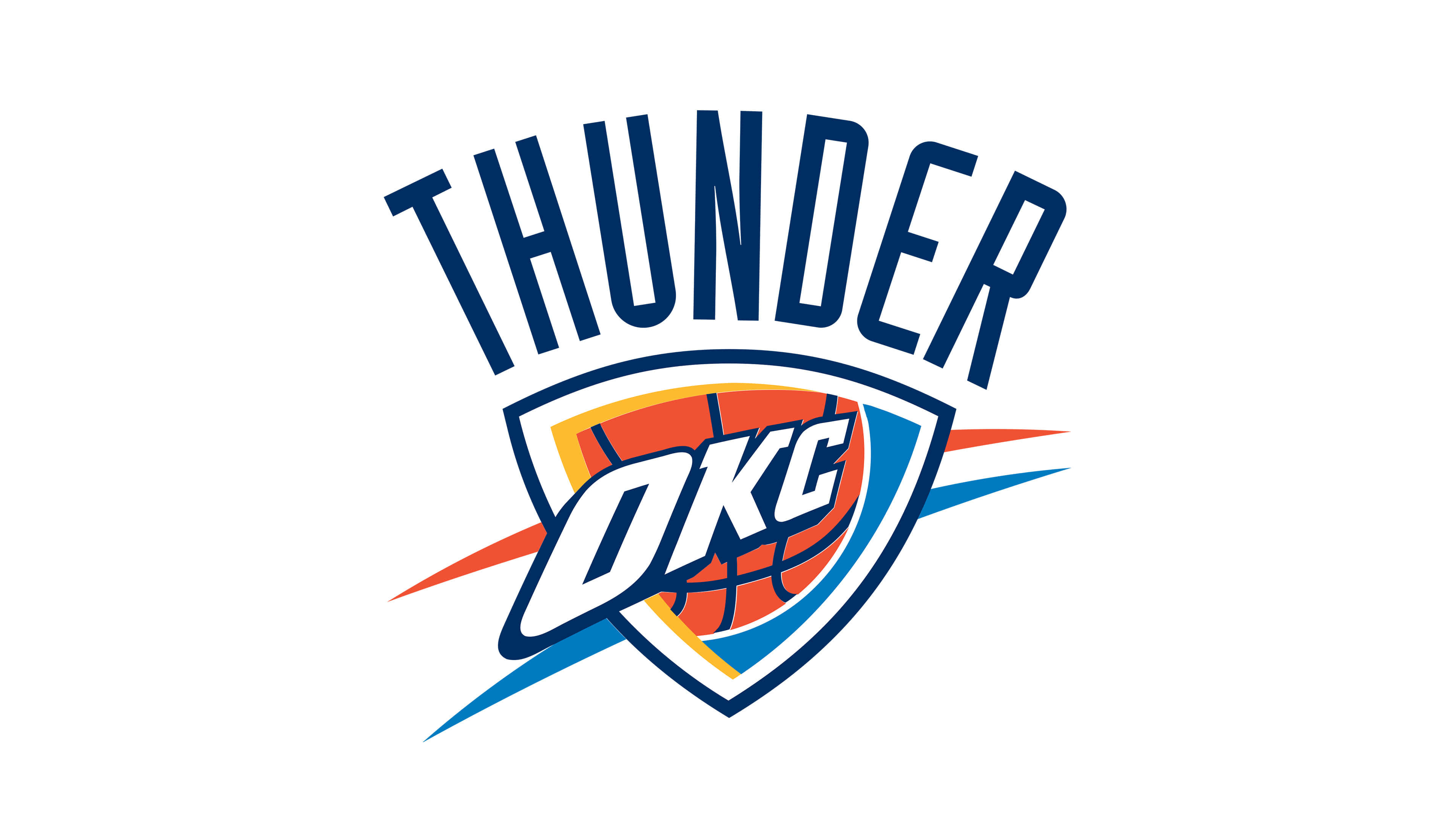 Logo, Oklahoma City Thunder Wallpaper, 3840x2160 4K Desktop