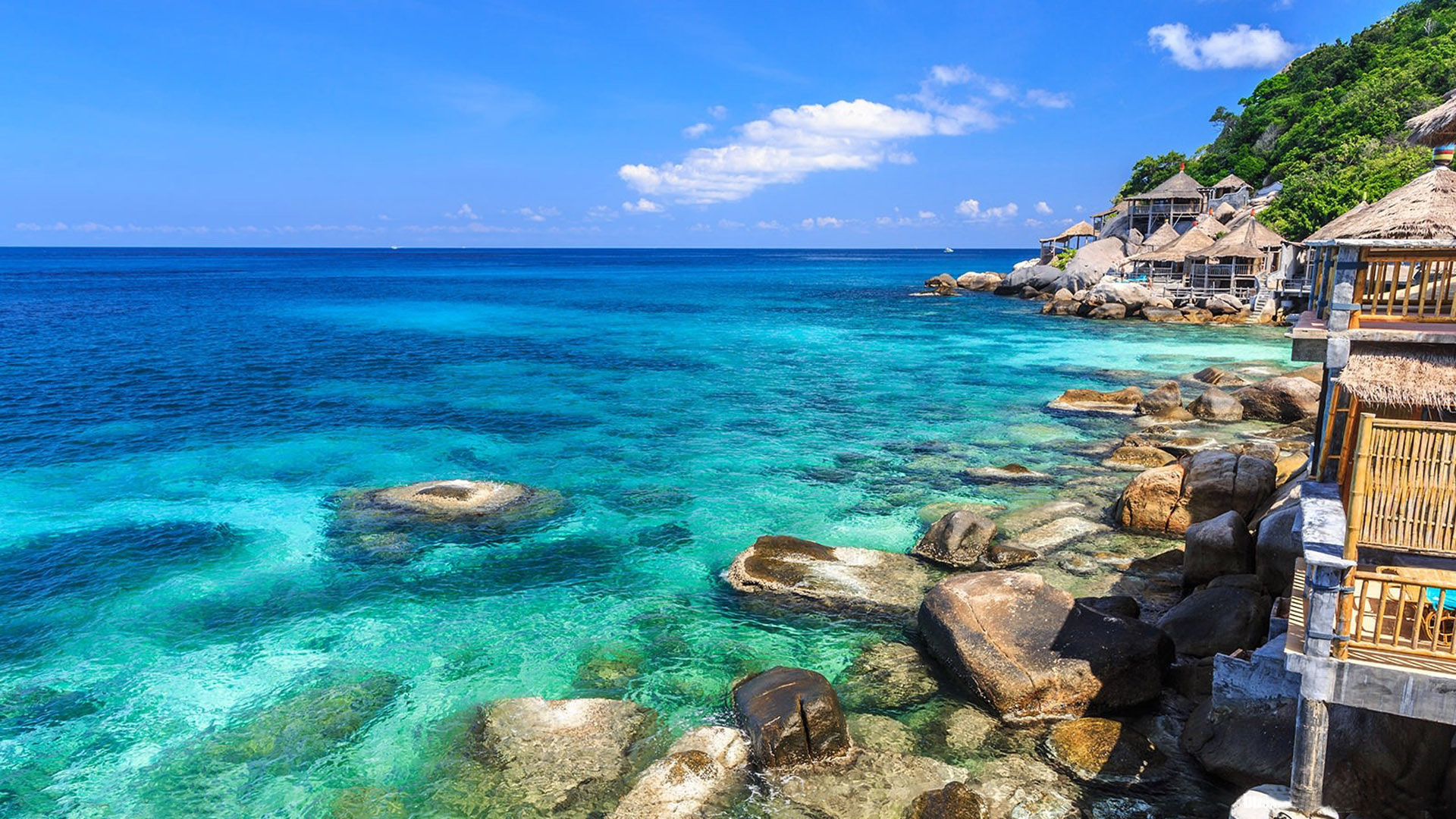 Koh Tao island wallpaper, Tropical paradise, Stunning landscapes, Desktop HD, 1920x1080 Full HD Desktop