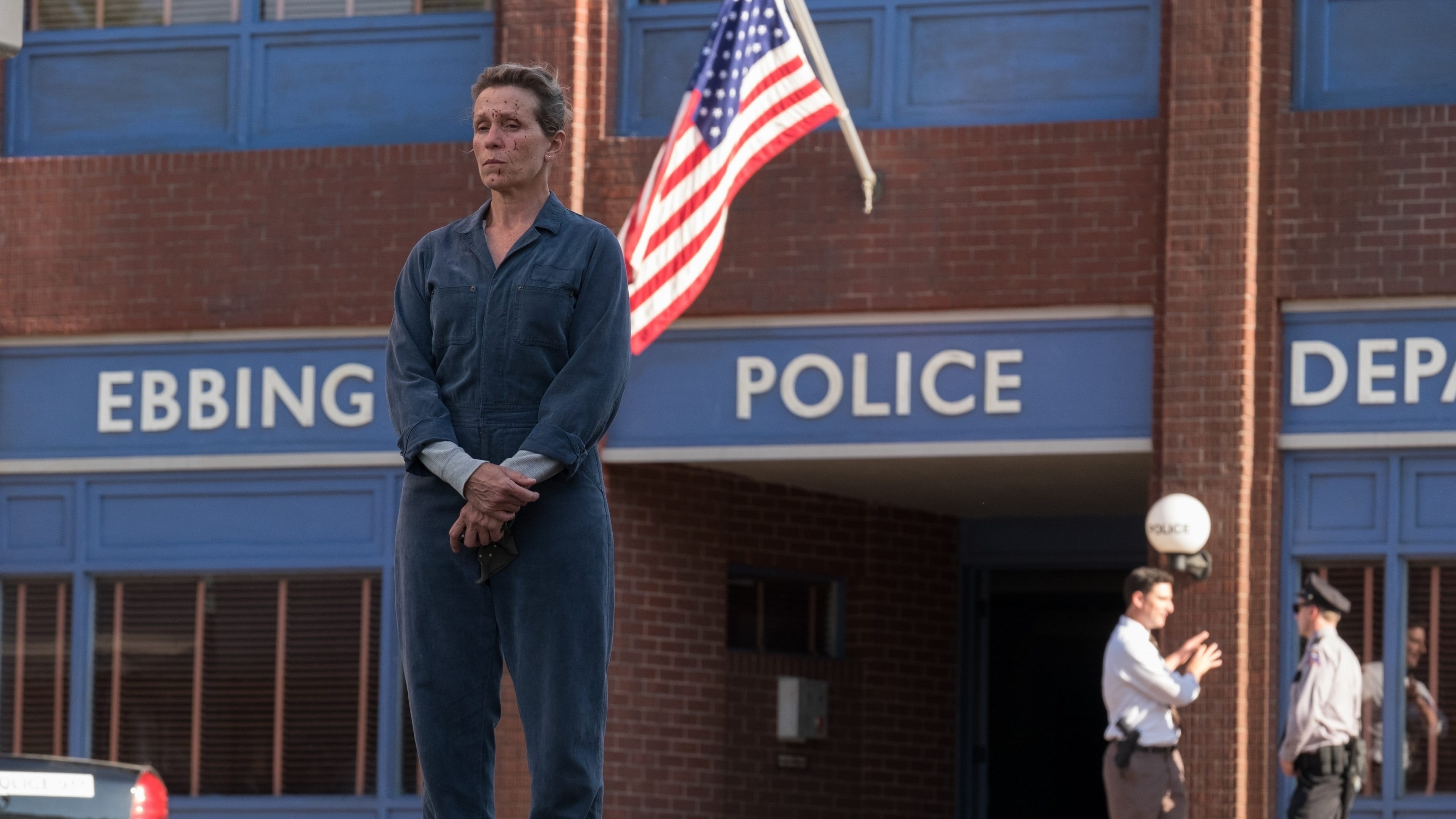 Billboards outside Ebbing Missouri, Backdrops The movie, Three billboards, Watch three billboards, 3840x2160 4K Desktop