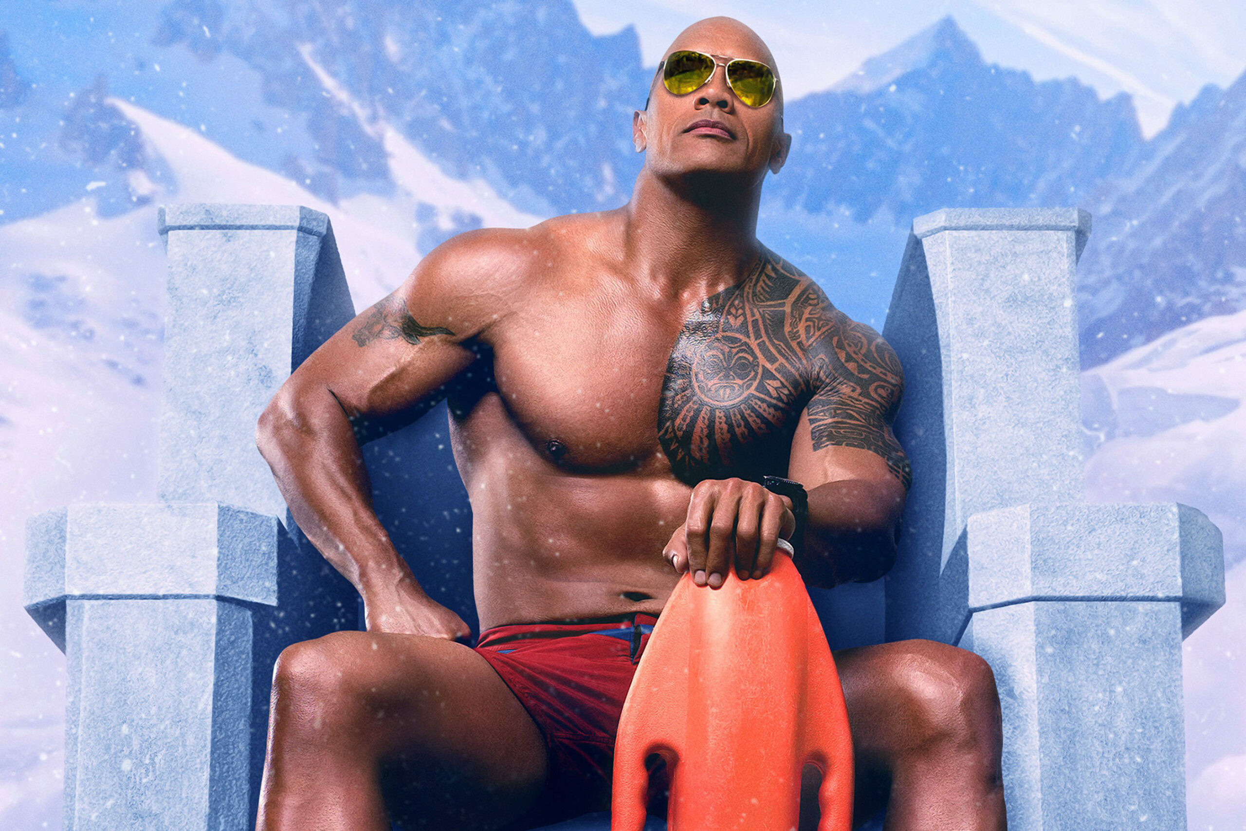 Baywatch, Dwayne Johnson Wallpaper, 2560x1710 HD Desktop