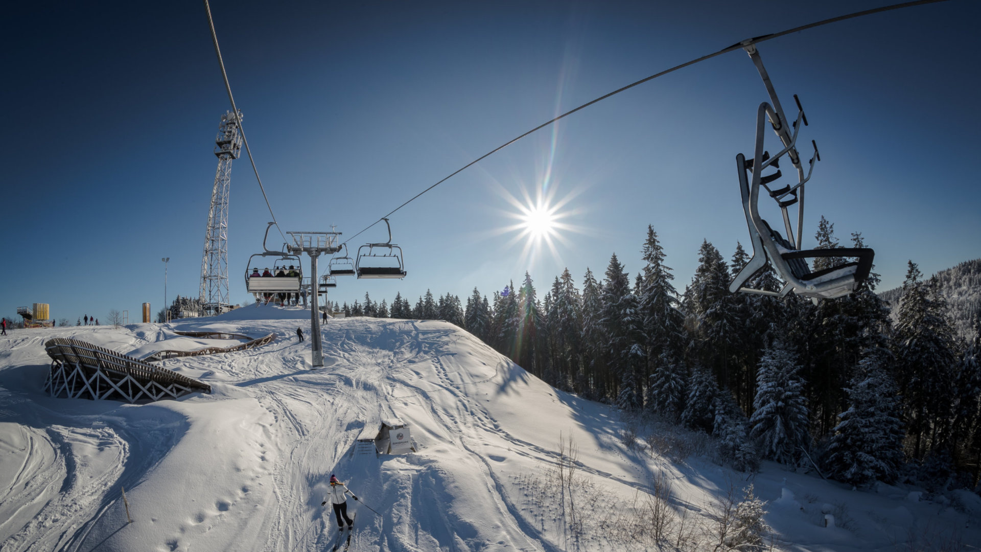 Skiliftkarussell Winterberg, Ski Lift Wallpaper, 1920x1080 Full HD Desktop