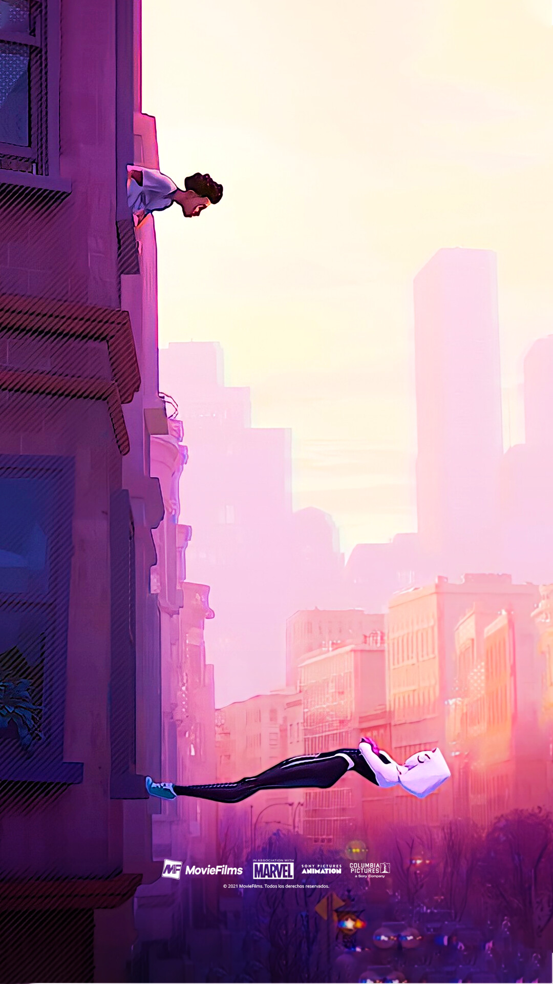 Spider-Man: Across the Spider-Verse, Animation part one moviefilms, 1080x1920 Full HD Phone