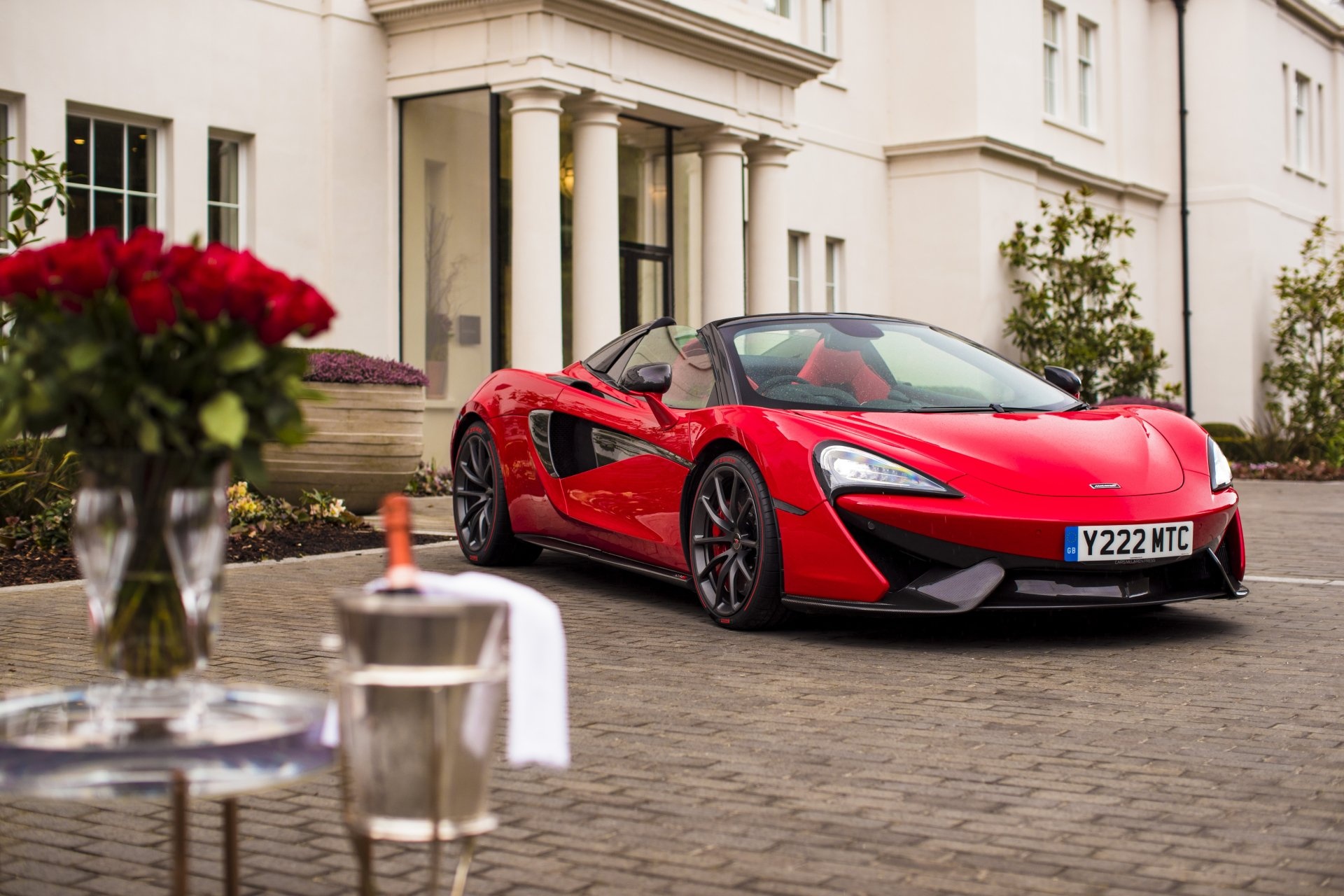 McLaren 570S, Convertible beauty, Top-down thrill, Open-air excitement, 1920x1280 HD Desktop