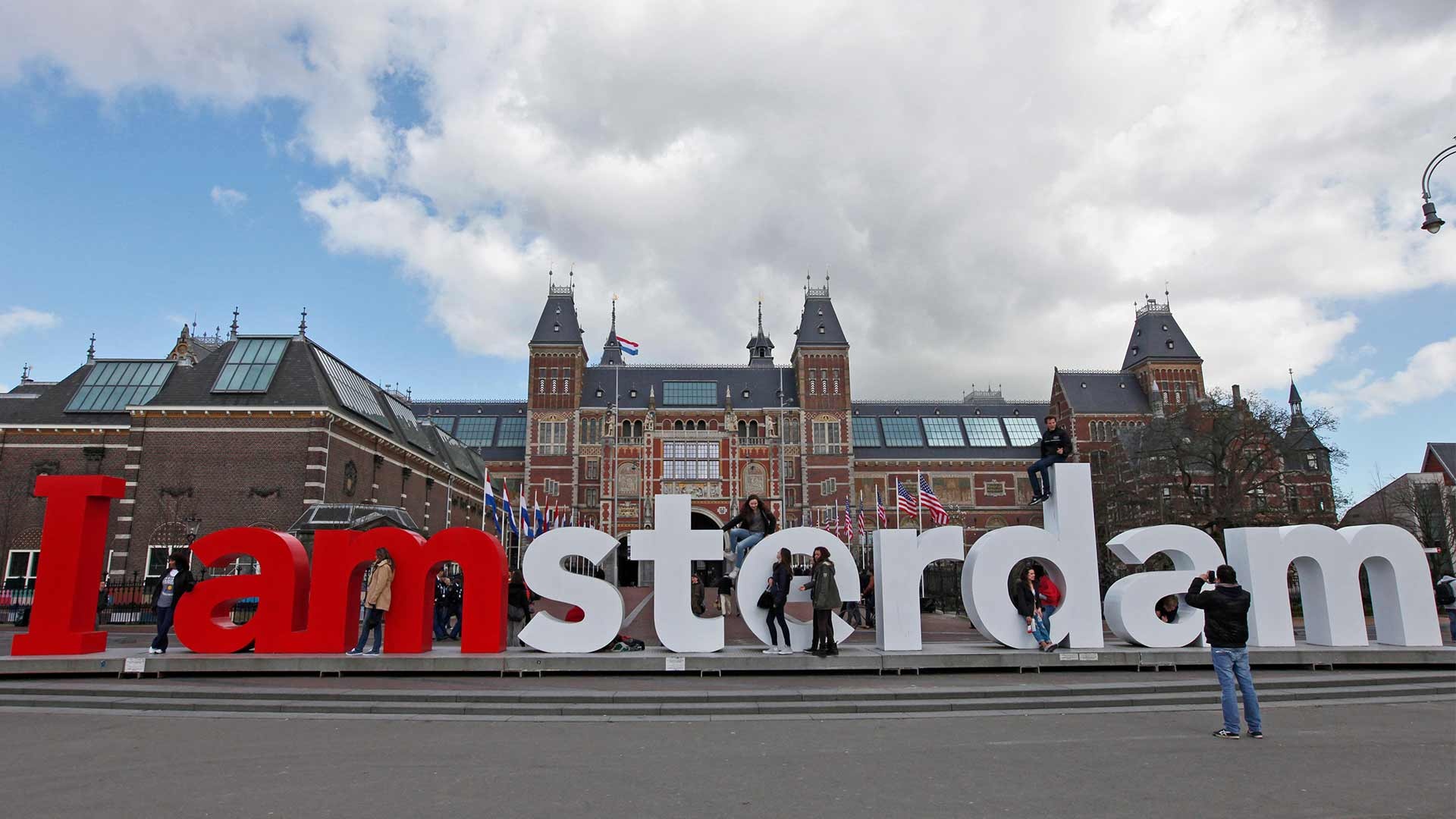 Rijksmuseum, I amsterdam sign, Removal, Travel news, 1920x1080 Full HD Desktop