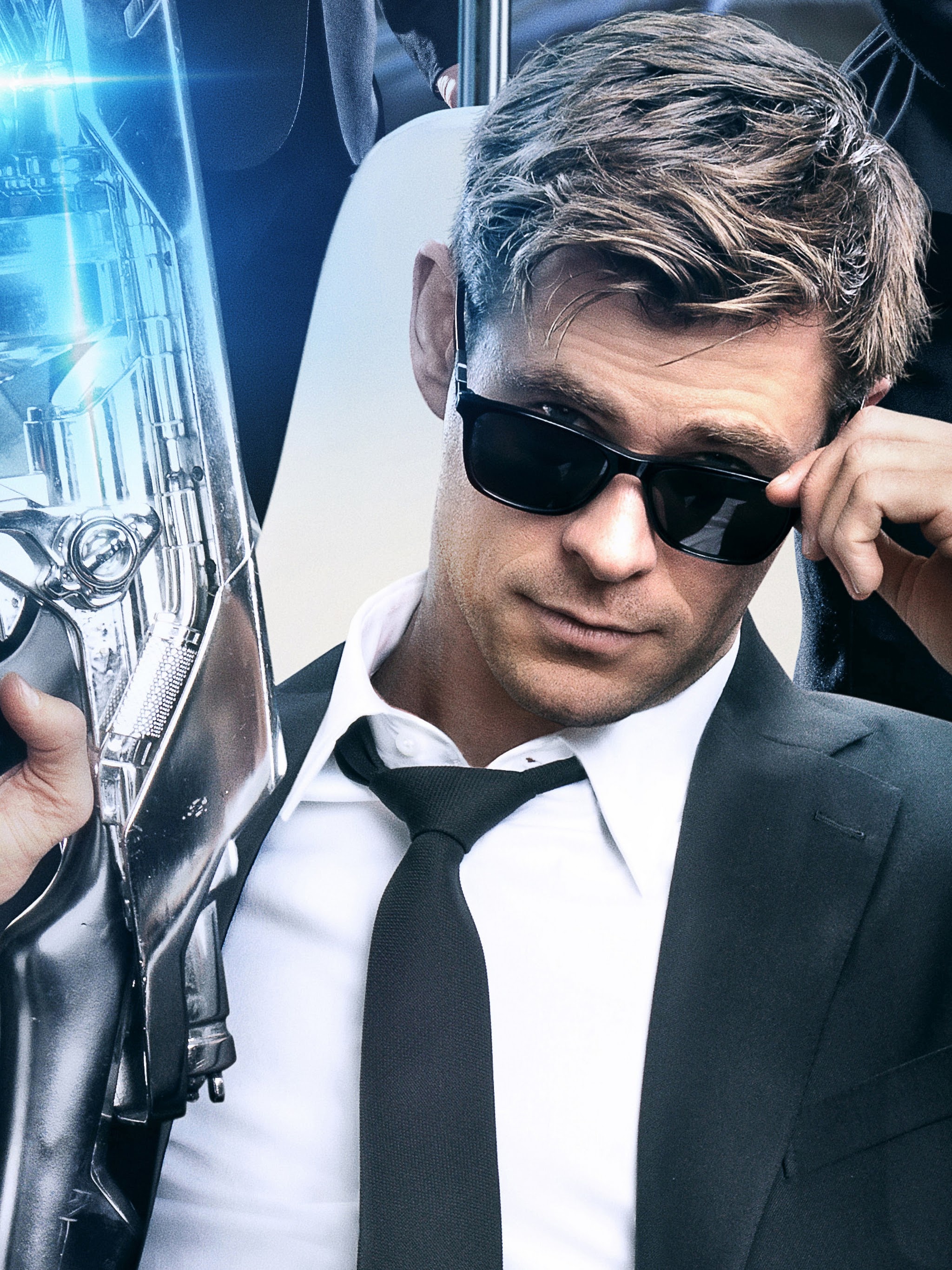 Men in Black, Agent H, 4K wallpaper, 2050x2740 HD Phone