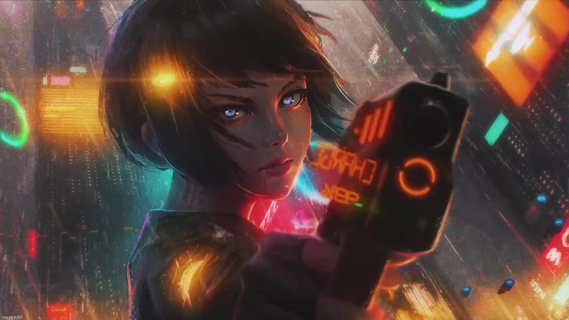 Live wallpaper, Ghost in the Shell, Wallpaper waifu, 1920x1080 Full HD Desktop