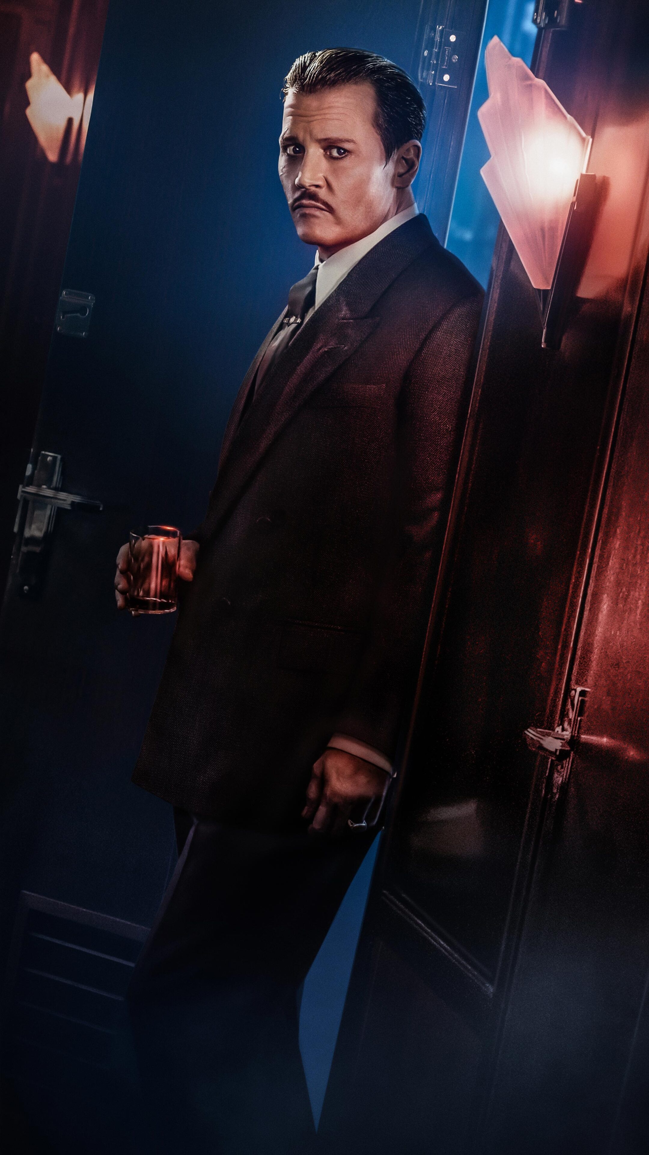 Murder On The Orient Express, Johnny Depp Wallpaper, 2160x3840 4K Phone