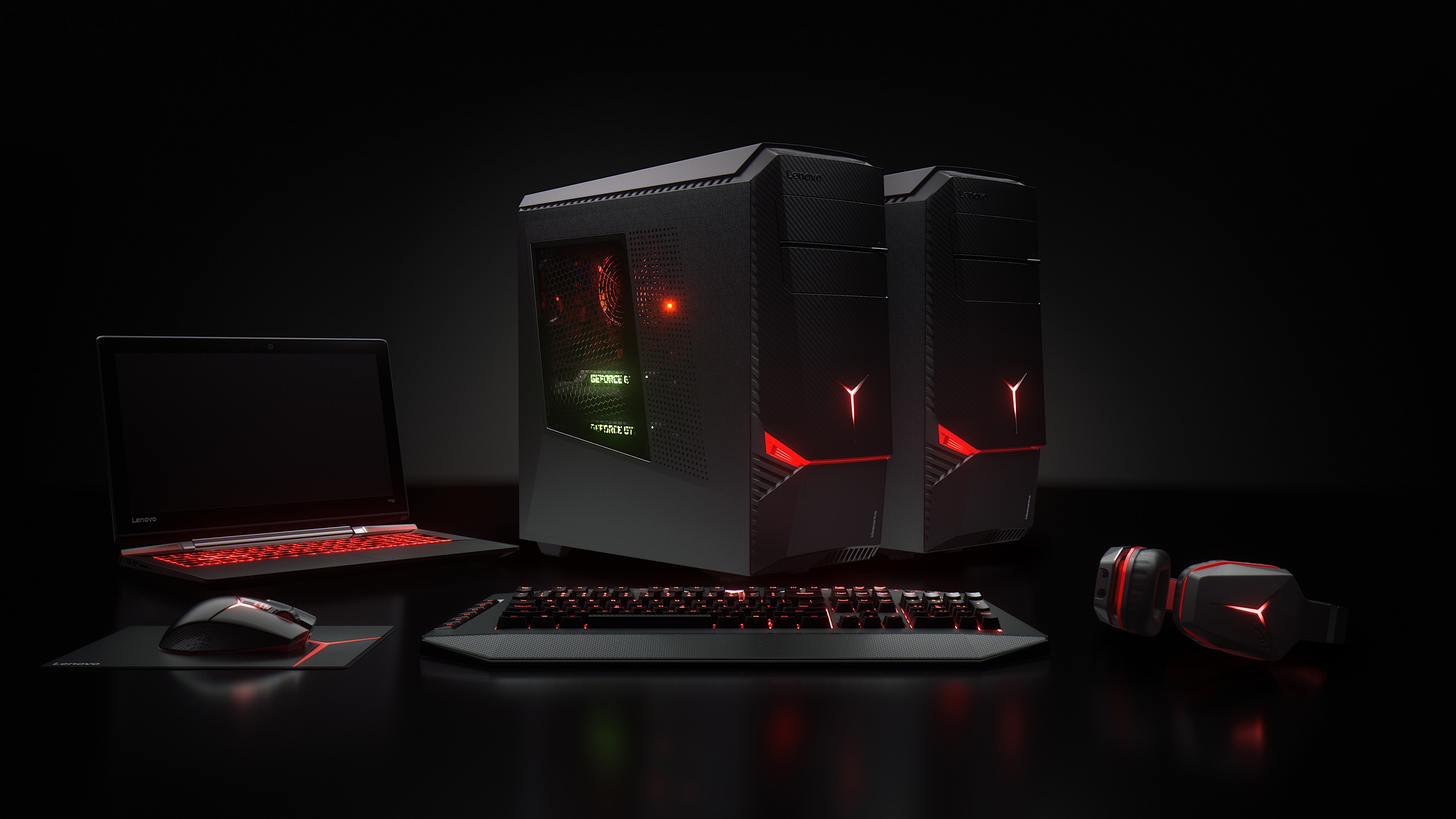 Lenovo Pro Gaming PC, HD Computer, Wallpapers, Images, 3840x2160 4K Desktop