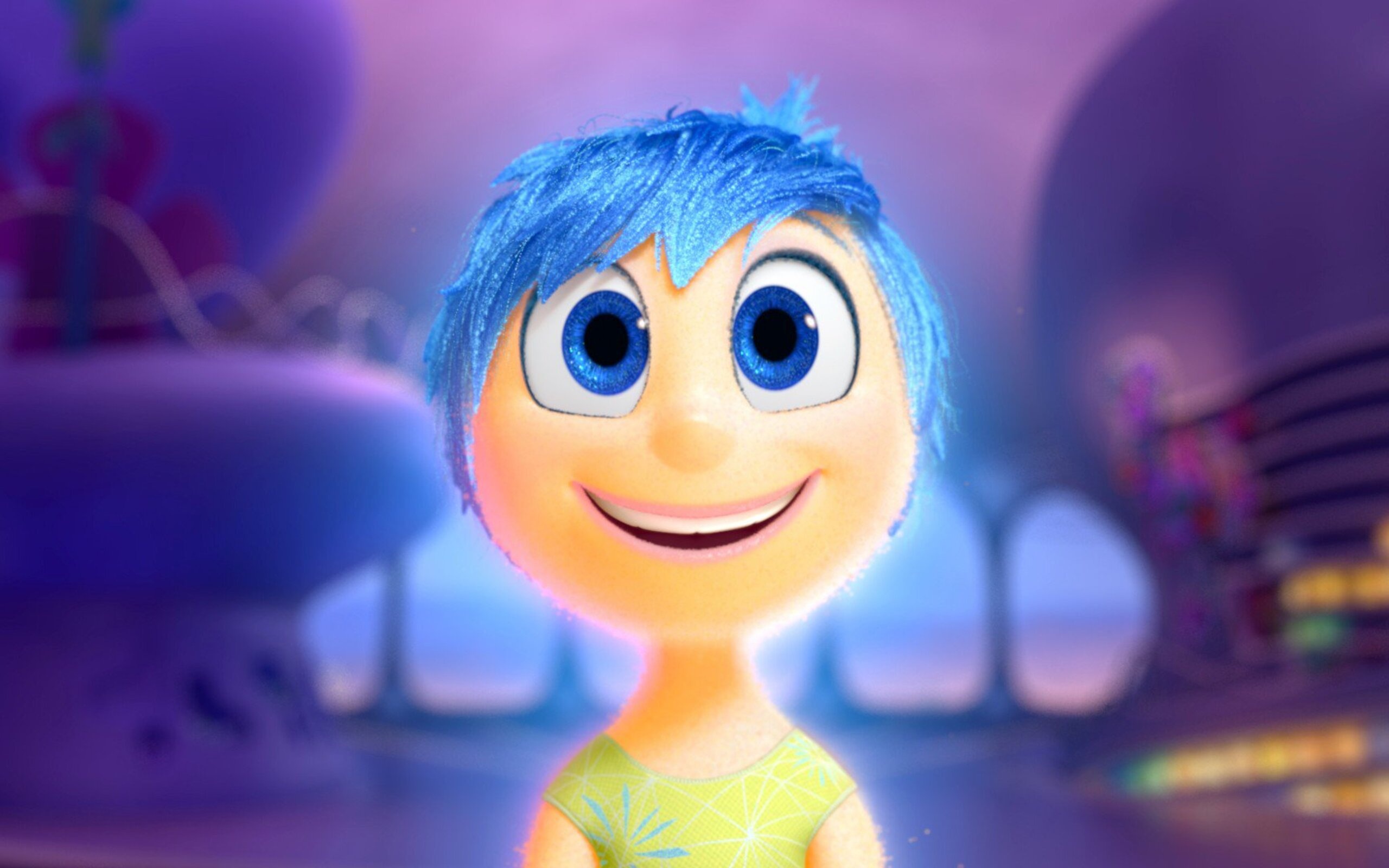 Joy character, Inside Out, HD movie wallpapers, Emotions, 2560x1600 HD Desktop