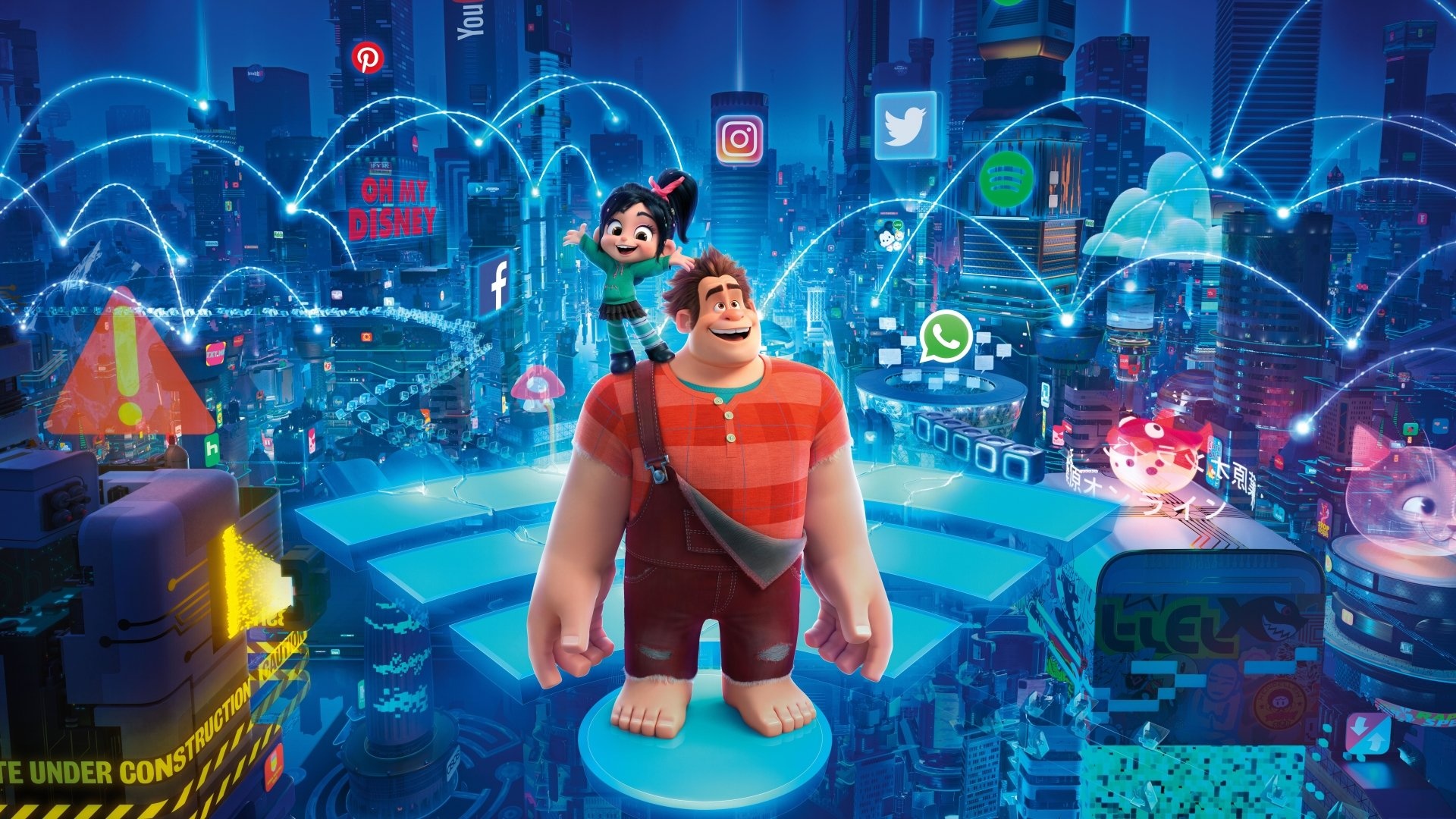 Ralph Breaks the Internet, Animated film, Wreck It Ralph 2, HD wallpapers, 1920x1080 Full HD Desktop