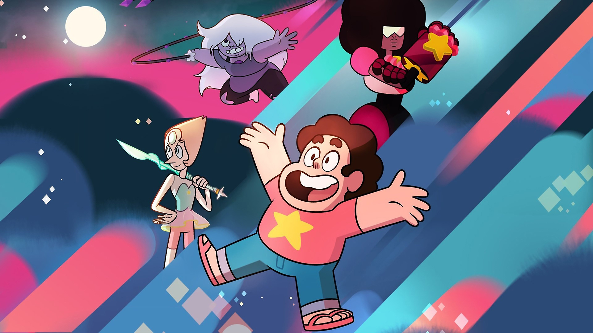 Steven Universe, TV fanart, Animation, Series, 1920x1080 Full HD Desktop