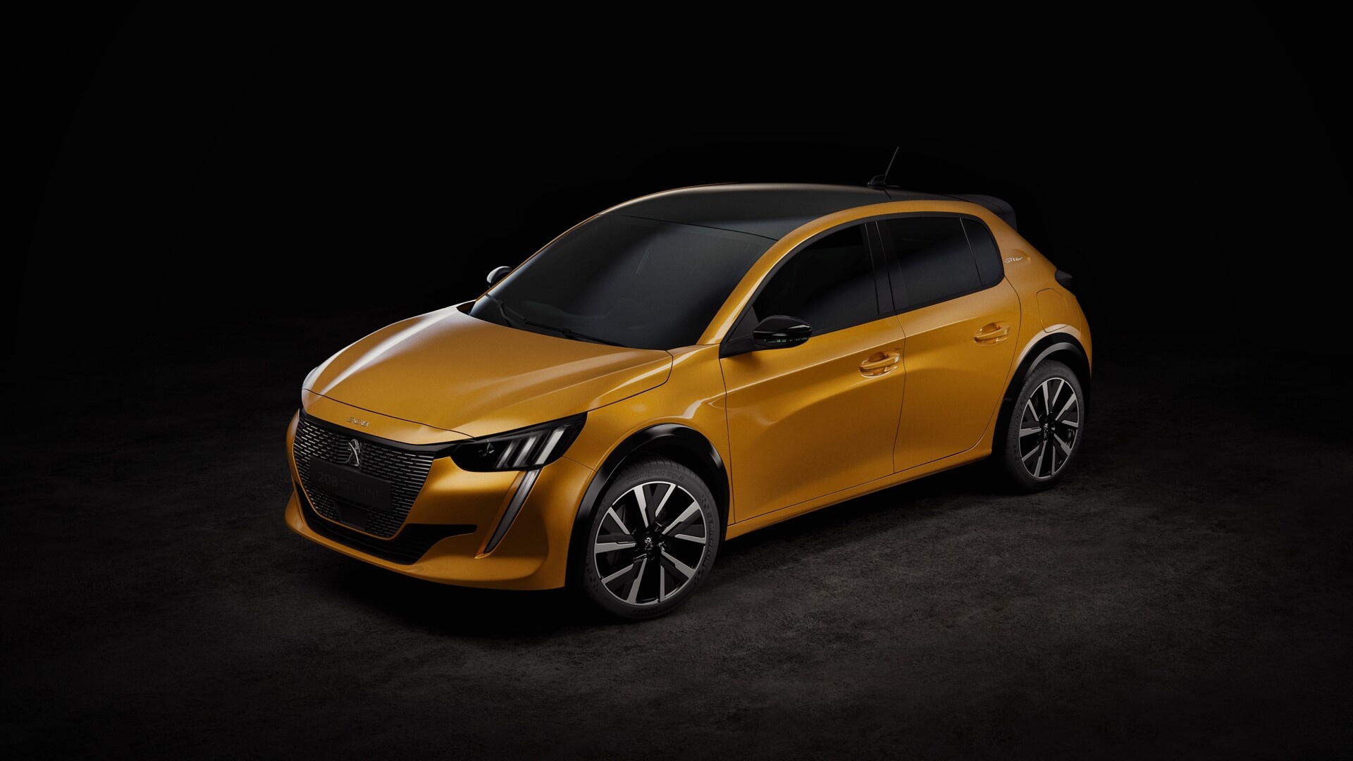 Peugeot 208, Futuristic design, 2020 model, Artistic representation, 1920x1080 Full HD Desktop