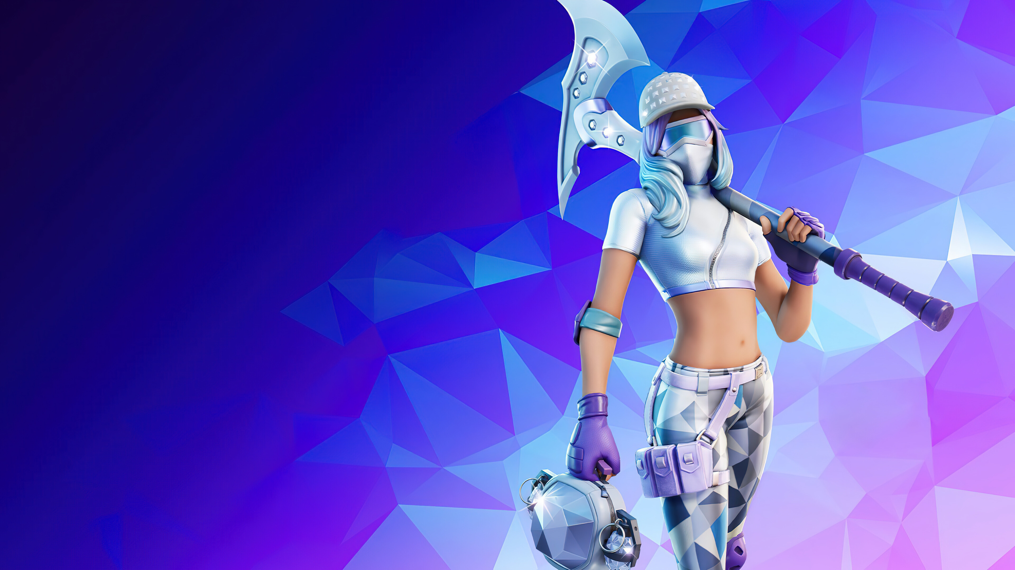 Diamond Diva, Fortnite Wallpaper, 3840x2160 4K Desktop