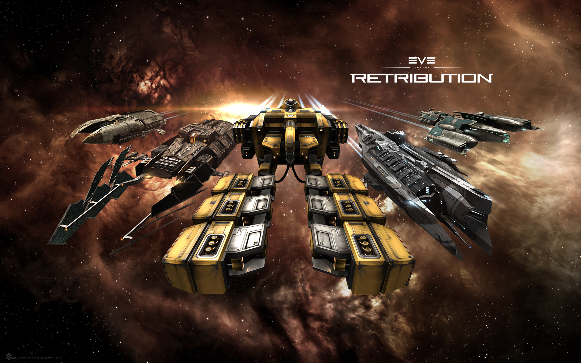 EVE Online, Immersive sci-fi, Online multiplayer, Epic space battles, 1920x1200 HD Desktop