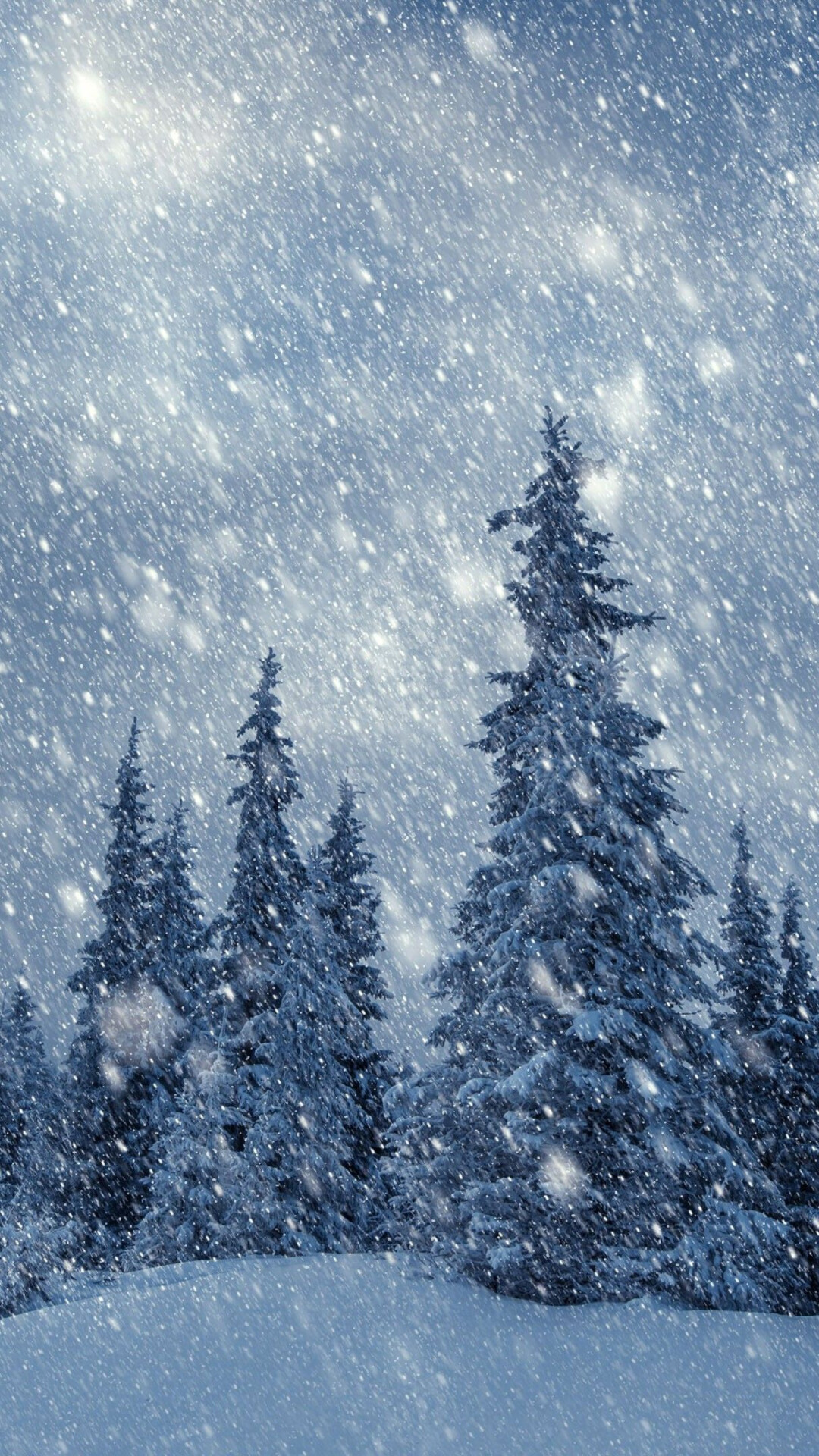 Snowy wonderland, Picture-perfect snow, Winter wallpaper, Snow-covered landscape, 1080x1920 Full HD Phone