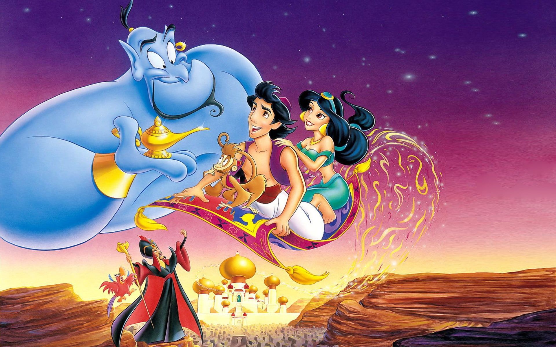 Genie, Aladdin, Desktop wallpapers, Disney, 1920x1200 HD Desktop