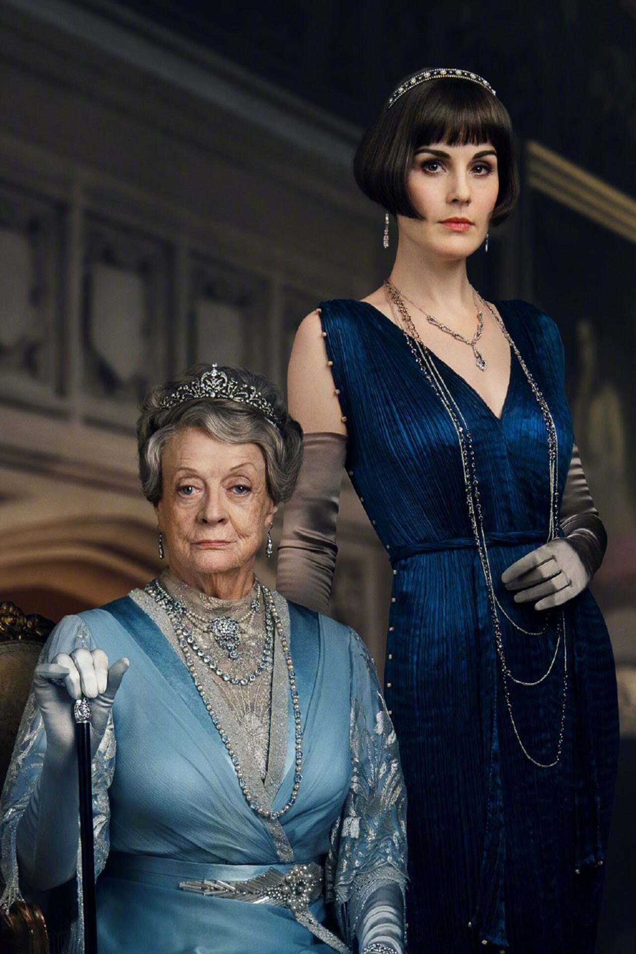 Mary and Violet, Downton Abbey Wallpaper, 1280x1920 HD Phone