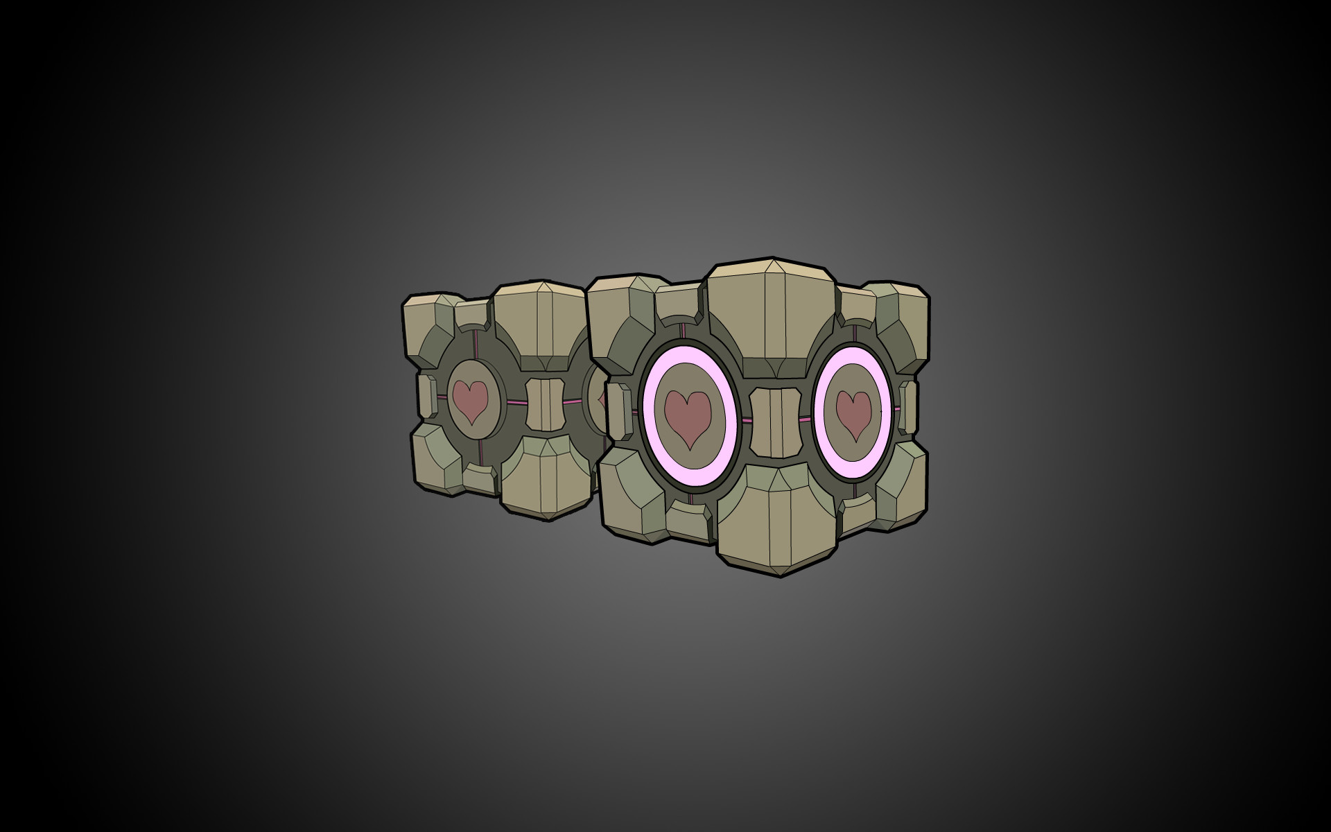 Companion Cube, Cube Wallpaper, 1920x1200 HD Desktop