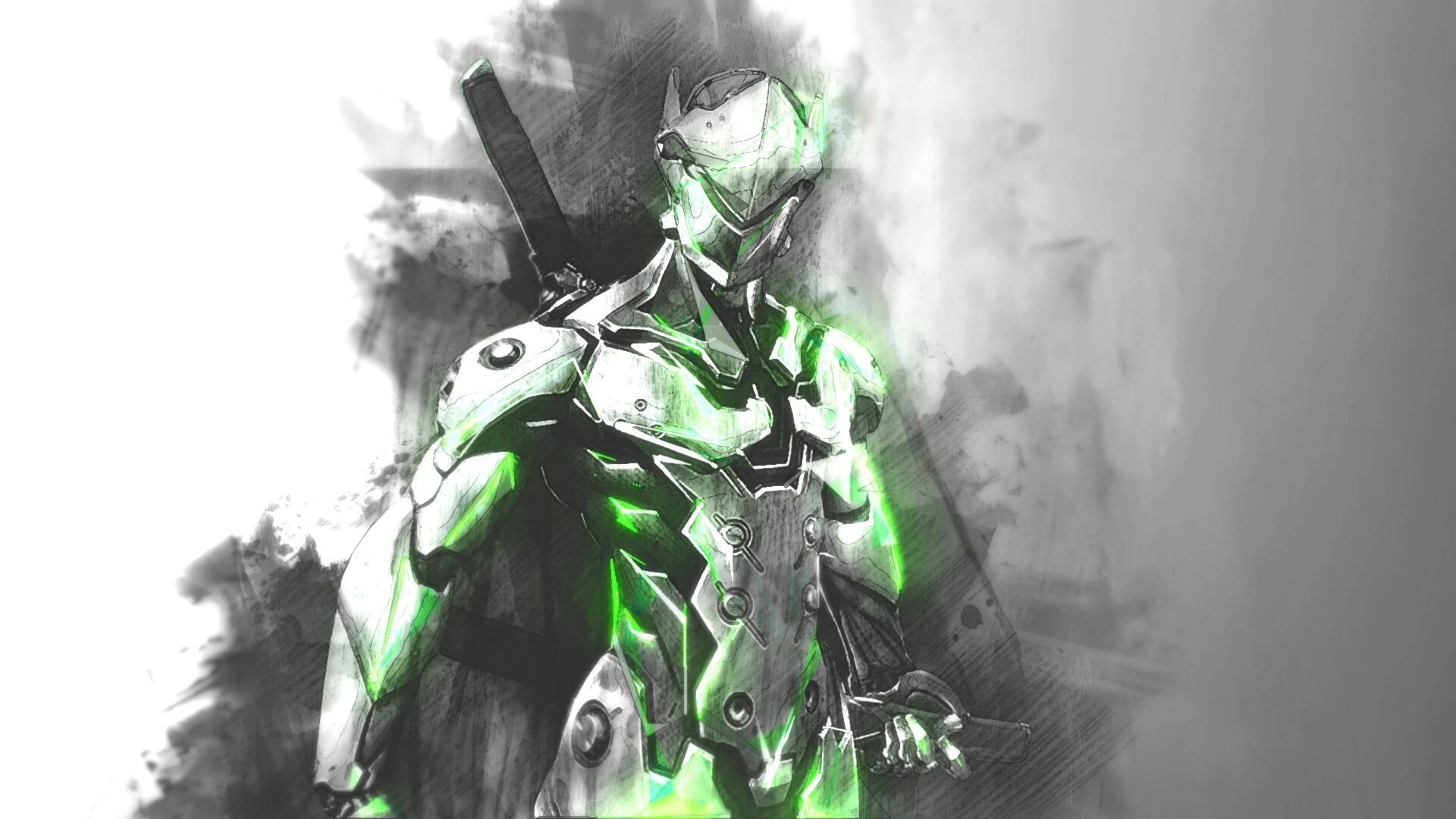 Genji, Shimada clan, HD wallpapers, Honorable samurai, 1920x1080 Full HD Desktop