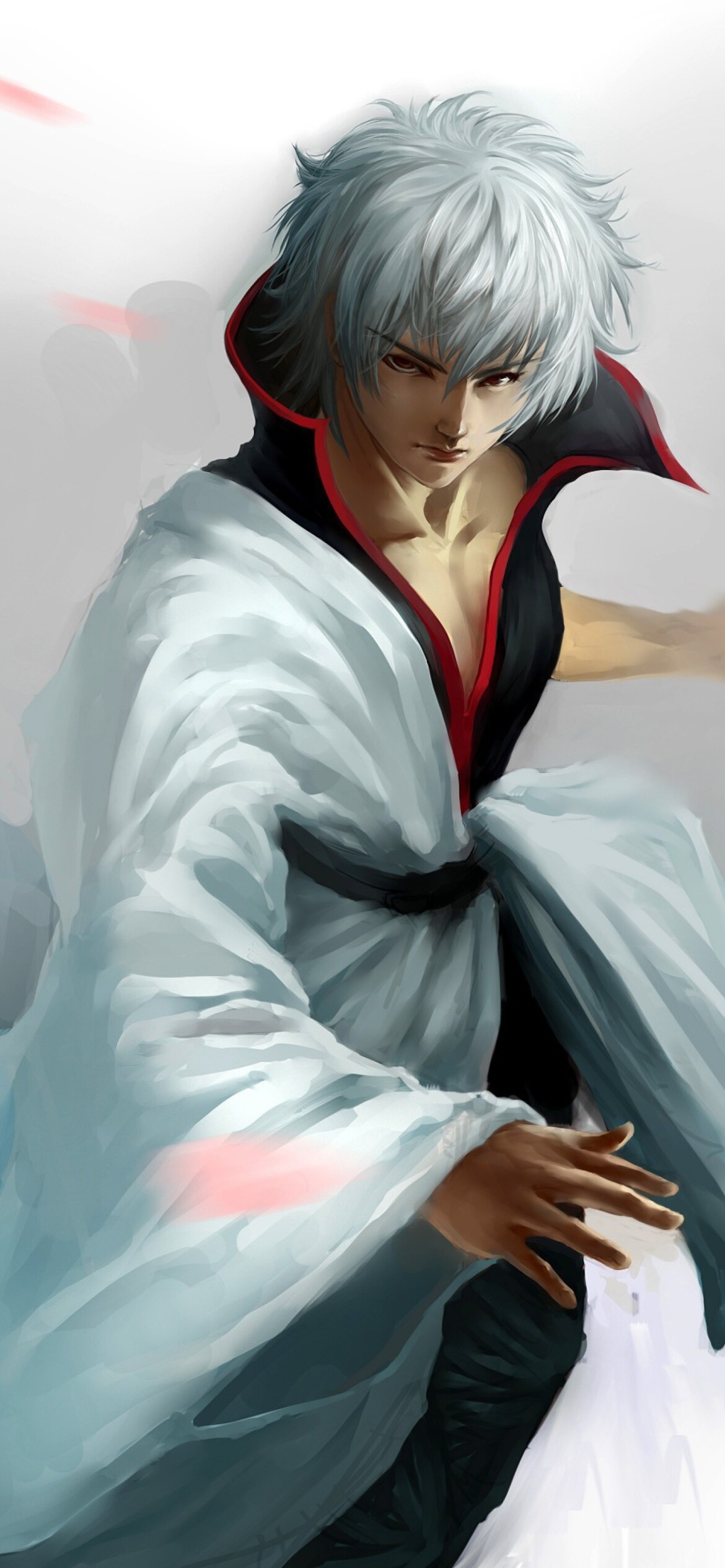 Sakata Gintoki, Gintama wallpaper, iPhone 12 Pro, Gintama fanart, 1170x2540 HD Phone