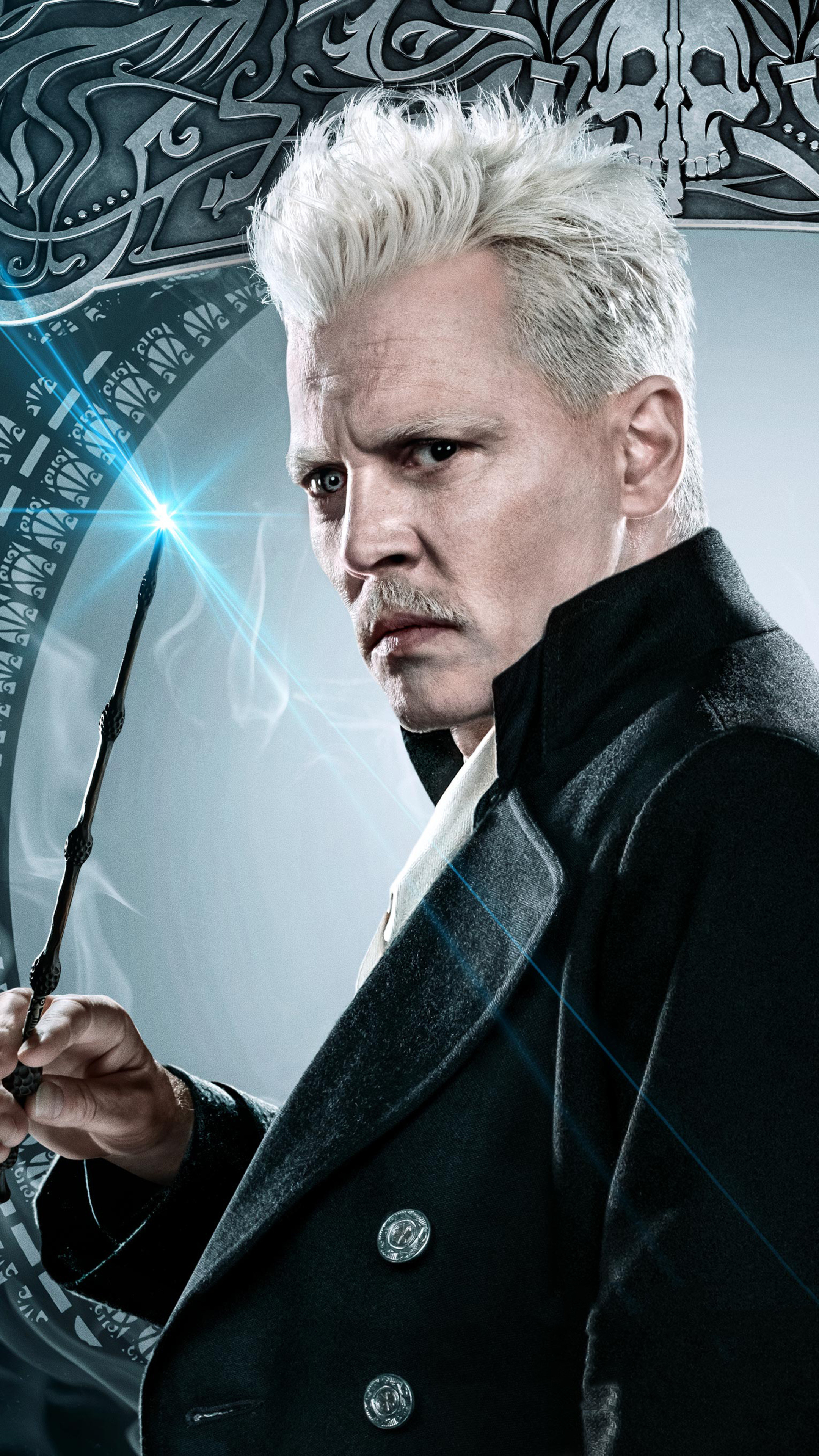 Johnny Depp, Gellert Grindelwald, Sony Xperia, HD wallpapers, 2160x3840 4K Phone